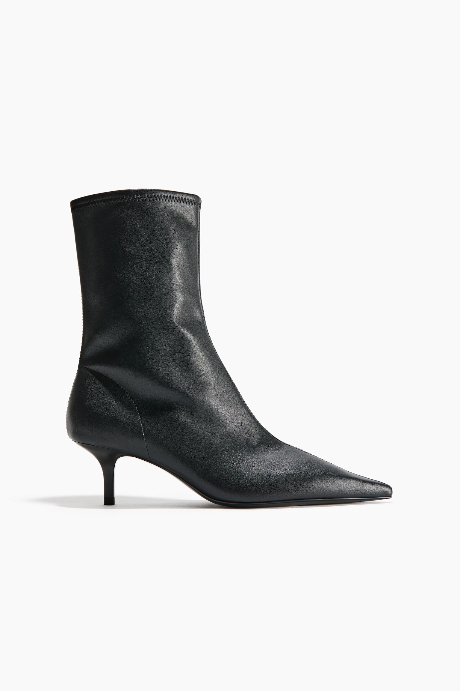 Женские ботинки H&M Heeled Sock, цвет: Чёрный