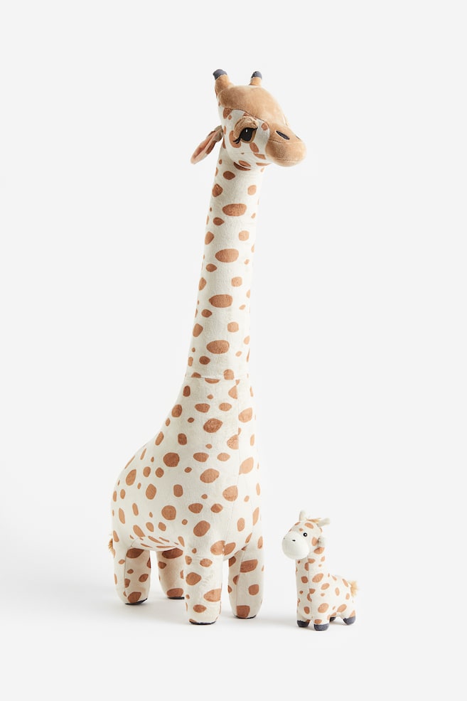 Stort krammedyr - Beige/Giraf - 3