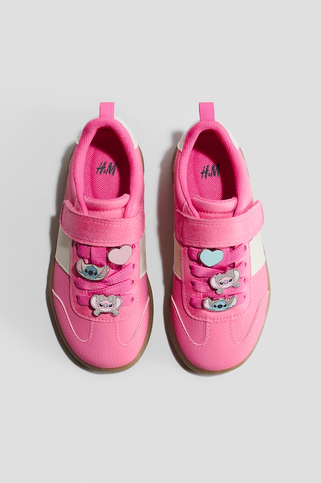 Motif-Detail Sneakers - Pink/Lilo & Stitch/Light blue/Hello Kitty - 1