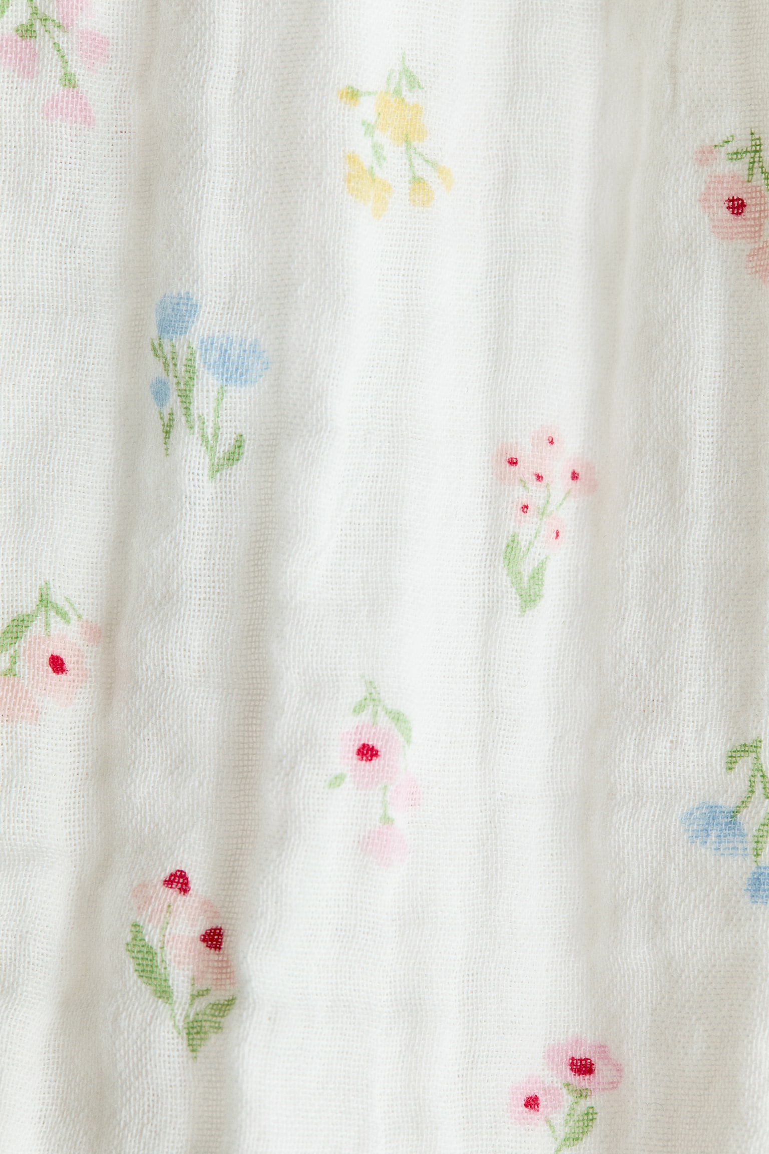 Frilled muslin romper suit - White/Floral/Light pink/Light pink/Floral/Light pink/Strawberries/Peach pink/Floral/Cream/Floral - 2