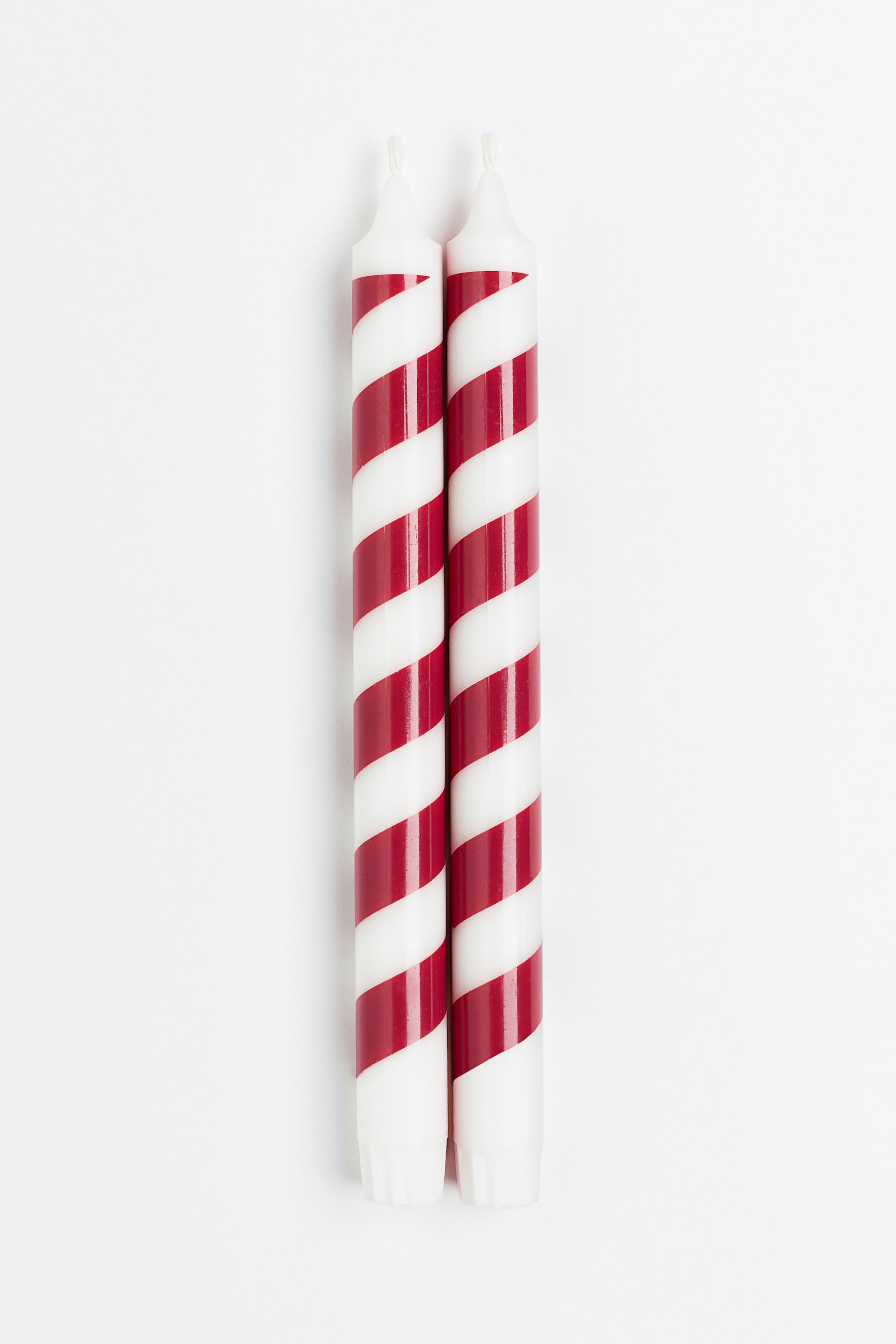 2-pack candy cane candles - Red/White - Home All | H&M GB