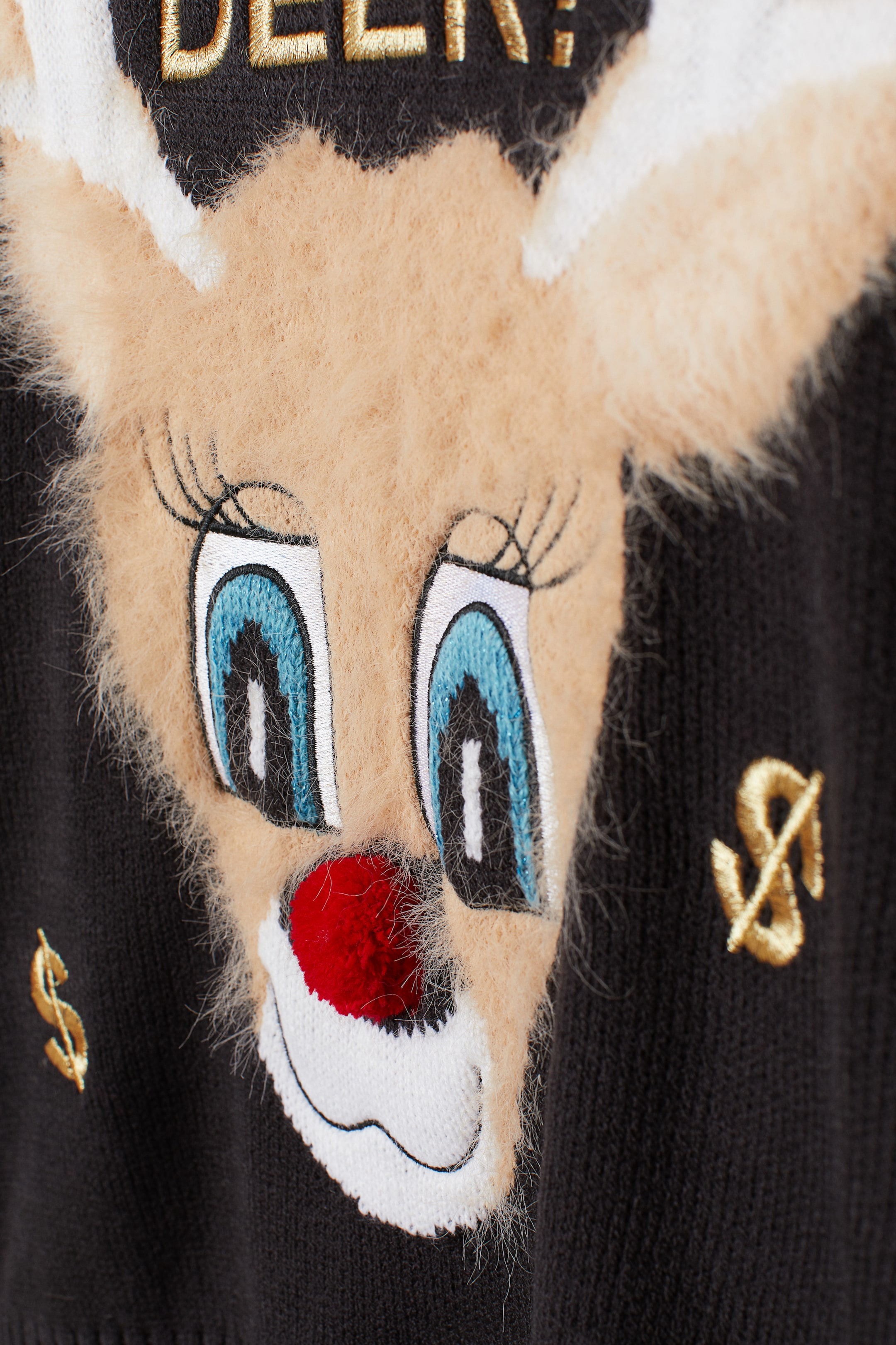 Agrandir l'image: Pull - Noir/Make It Rein Deer - FEMME | H&M FR 2