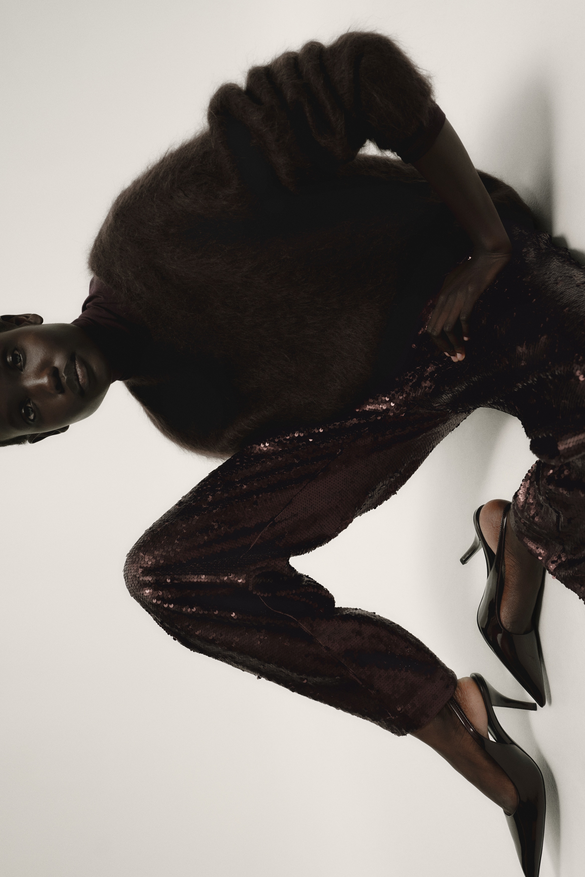 Sequined trousers