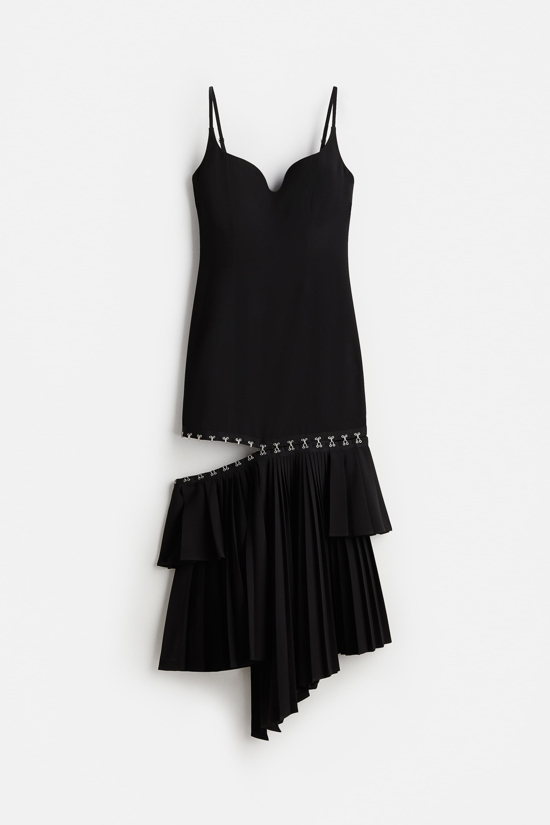 View larger image: Asymmetric Dress with Layered Skirt - Black - Ladies | H&M US 1