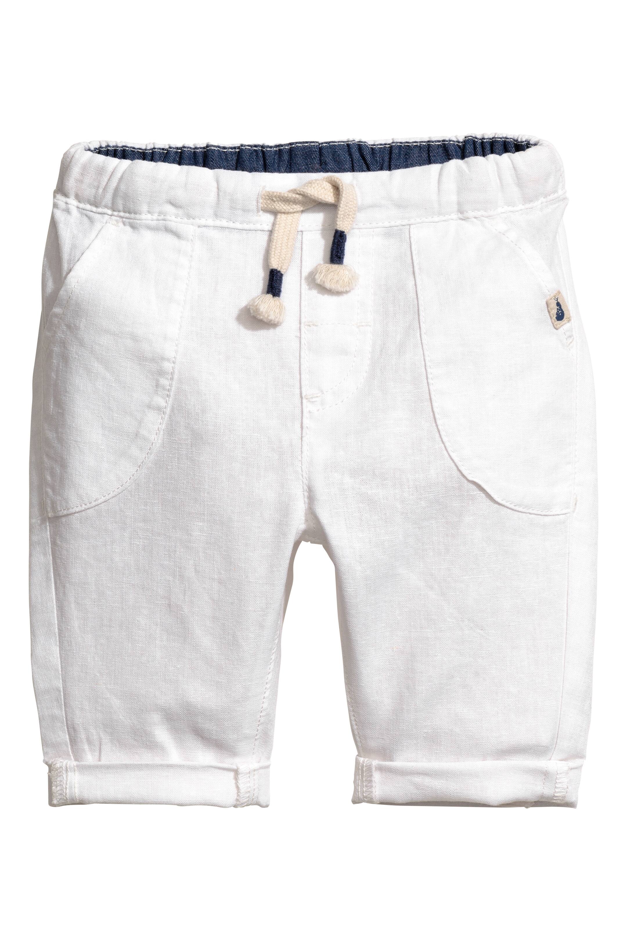 View larger image: Pull-on trousers - White - Kids | H&M GB 1