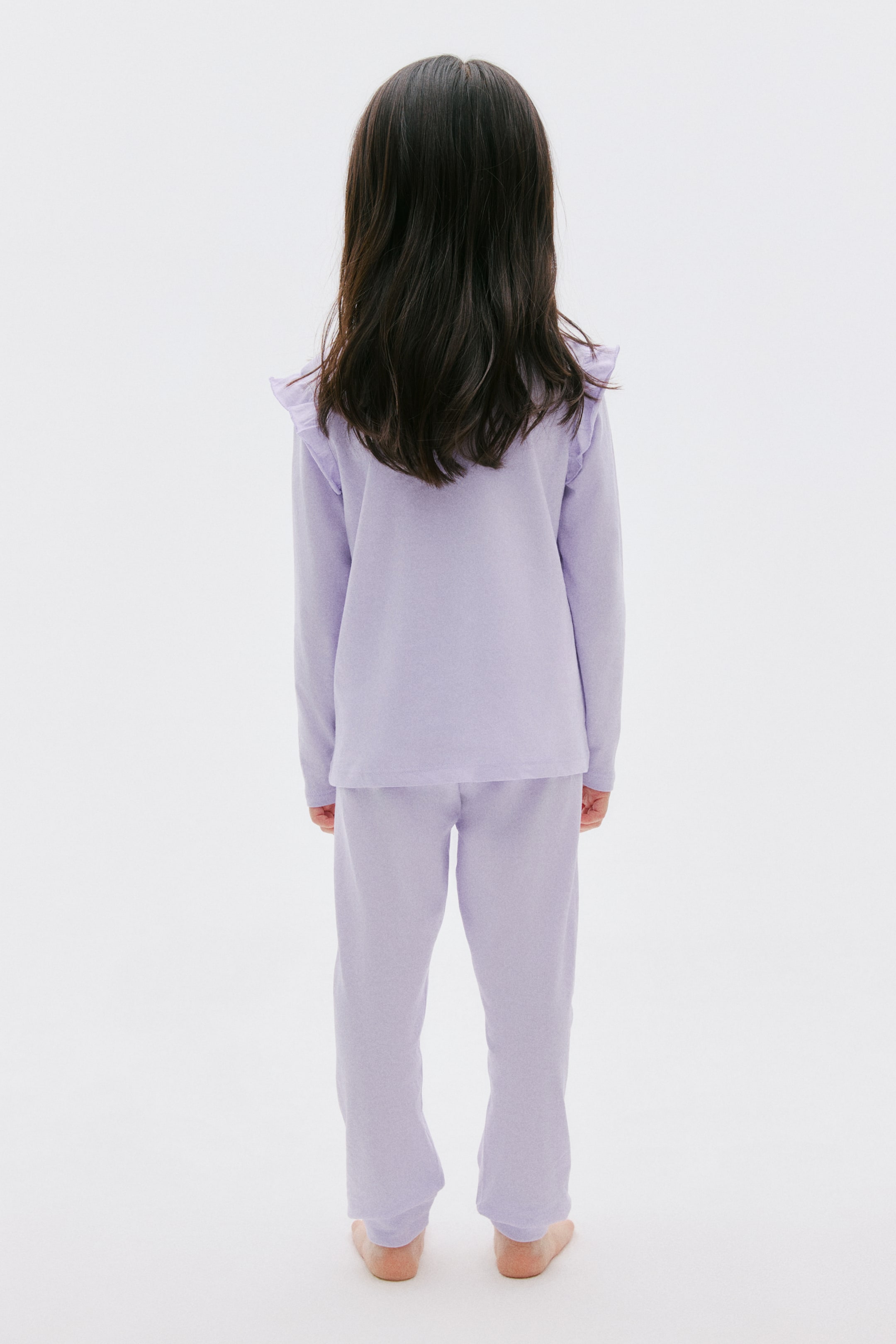 Xem ảnh lớn hơn: Bộ đồ ngủ cotton có hoạ tiết in - Màu tím/Kuromi - Kids | H&M VN 2