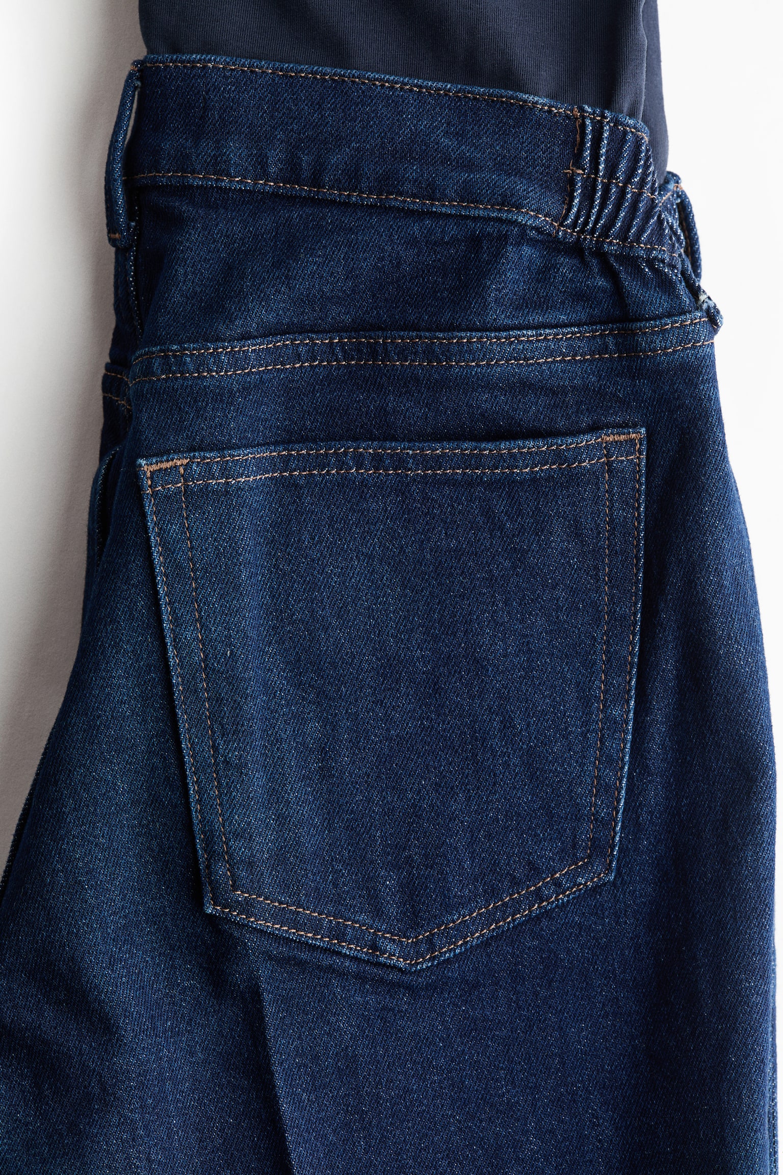 MAMA Slim Straight Ankle Jeans - Dark denim blue/Light denim blue - 5