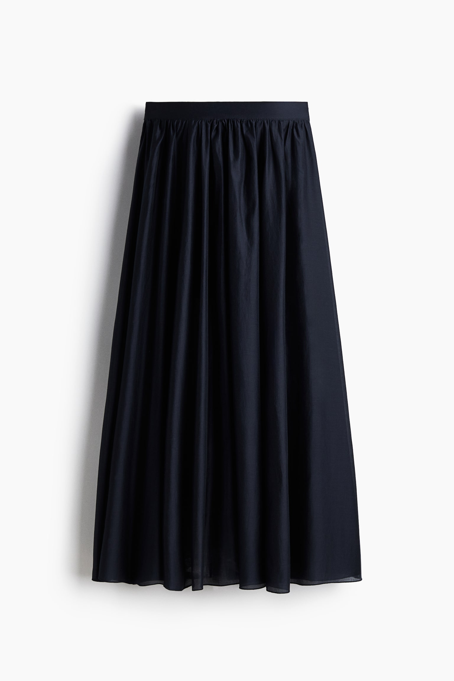 A-Line Midi Skirt - Navy blue - 2