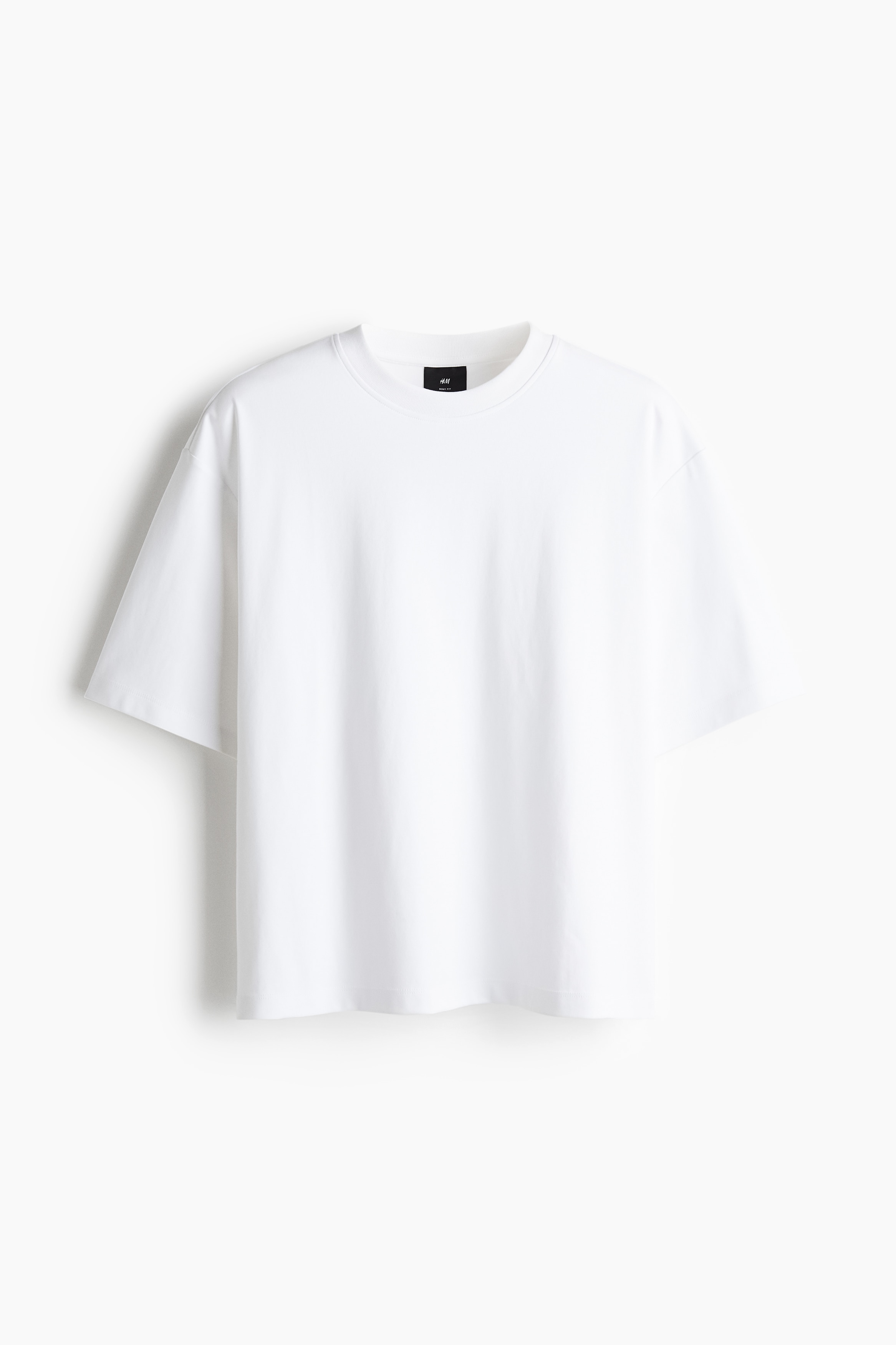 Loose Fit Boxy-style T-shirt - White