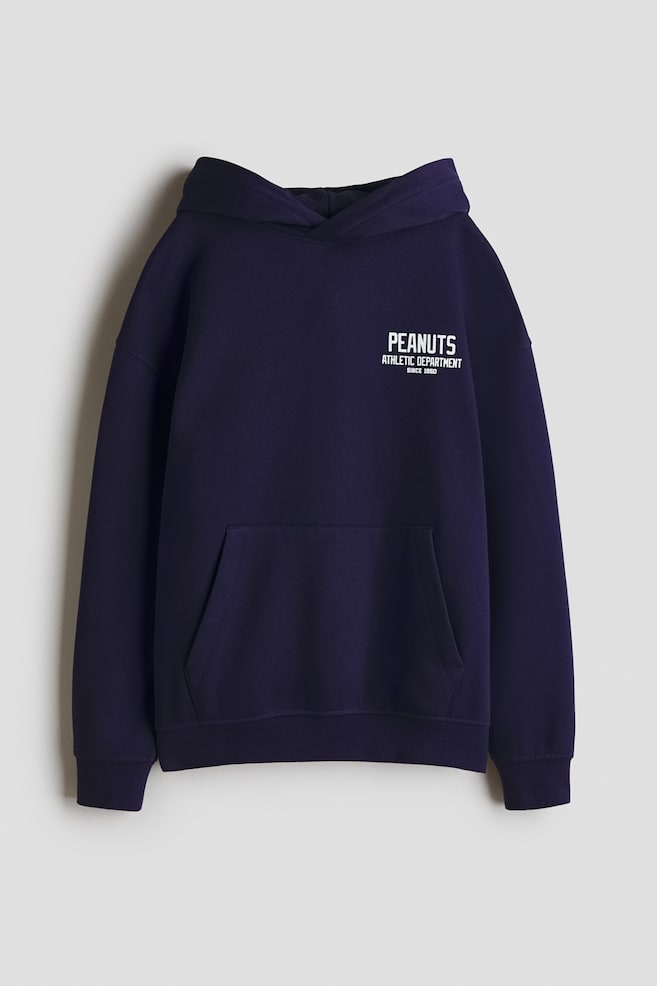 Sudadera con diseño e interior peinado - Azul oscuro/Snoopy/Verde/Minecraft/Blanco/Garfield/Crema/UEFA Champions League®/Crema/PlayStation/Azul tenue/SmileyWorld®/Turquesa/Bob Esponja/Beige/Garfield/Verde caqui/Bob Esponja/Turquesa/SmileyWorld®/Turquesa oscuro/Fortnite/Azul marino/Garfield/Crema/Snoopy - 1