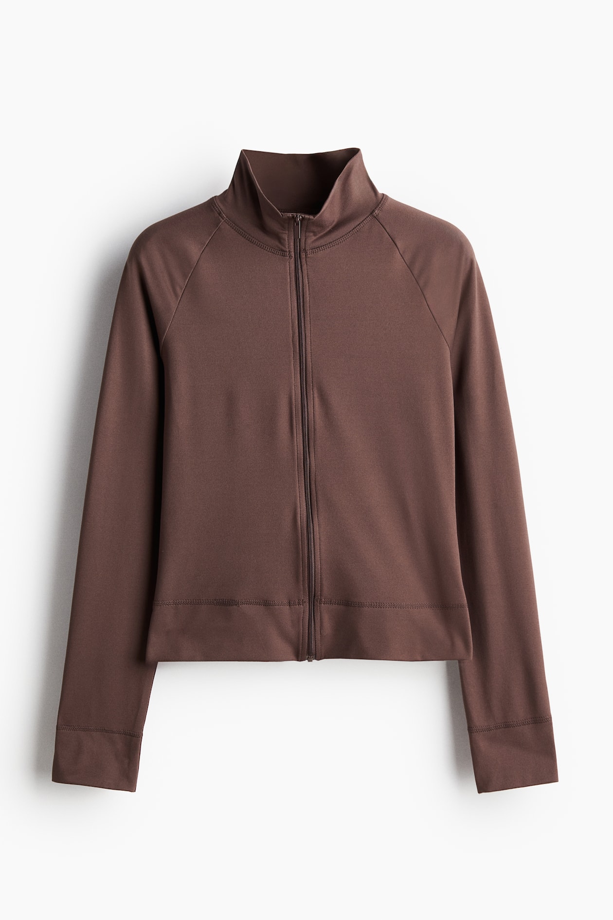 Gilet zippé en jersey - Taupe foncé - FEMME | H&M FR