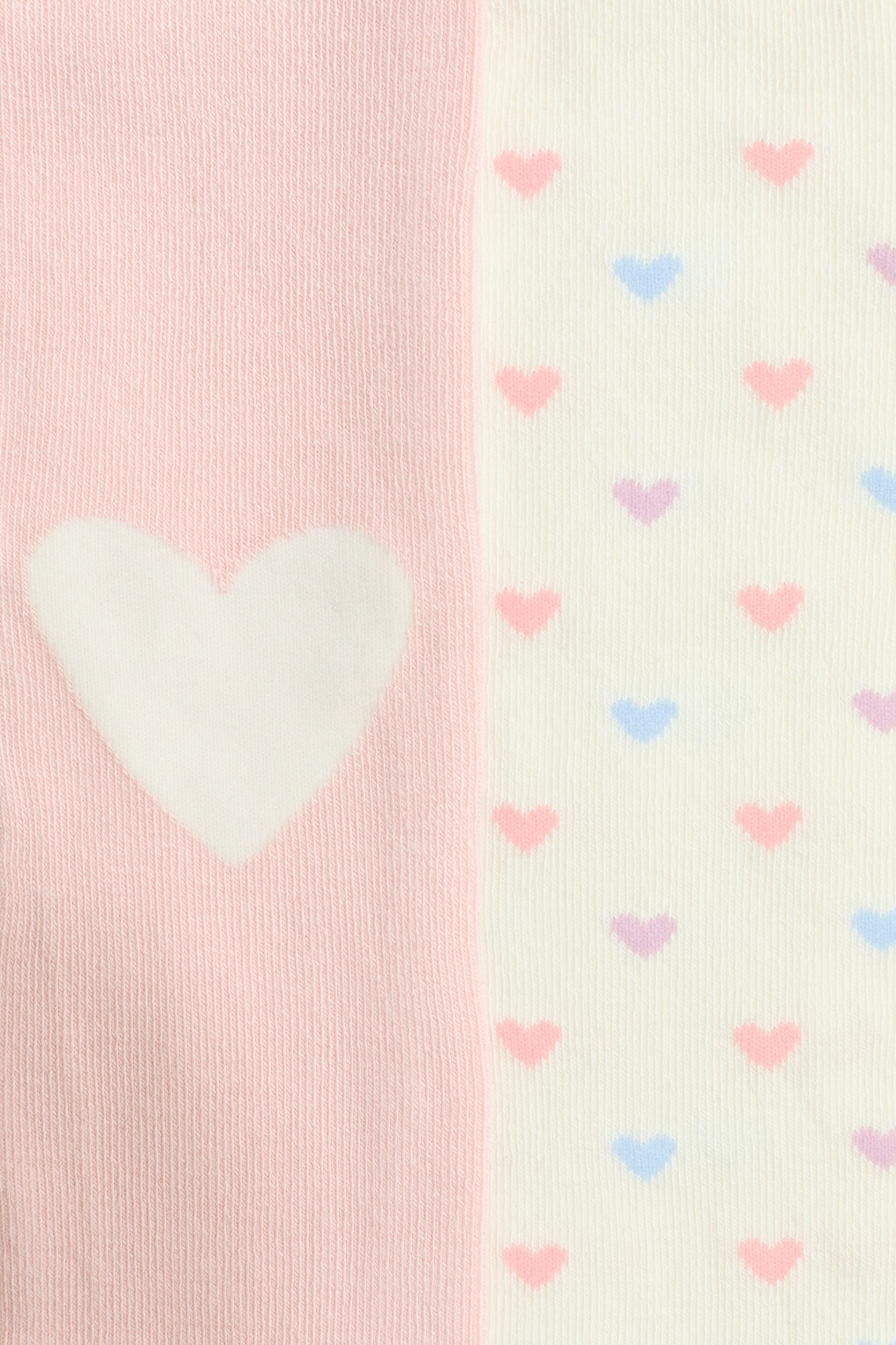 2-pack fine-knit tights - Light pink/Hearts/White/Cherries/Pink/Floral/Grey/Glittery/White/Rainbows/Light grey/Glittery/Pink/Unicorn/Gold-coloured/Glittery/Light blue/Butterflies/Dark red/Teddy bears/Light pink/Hearts - 2