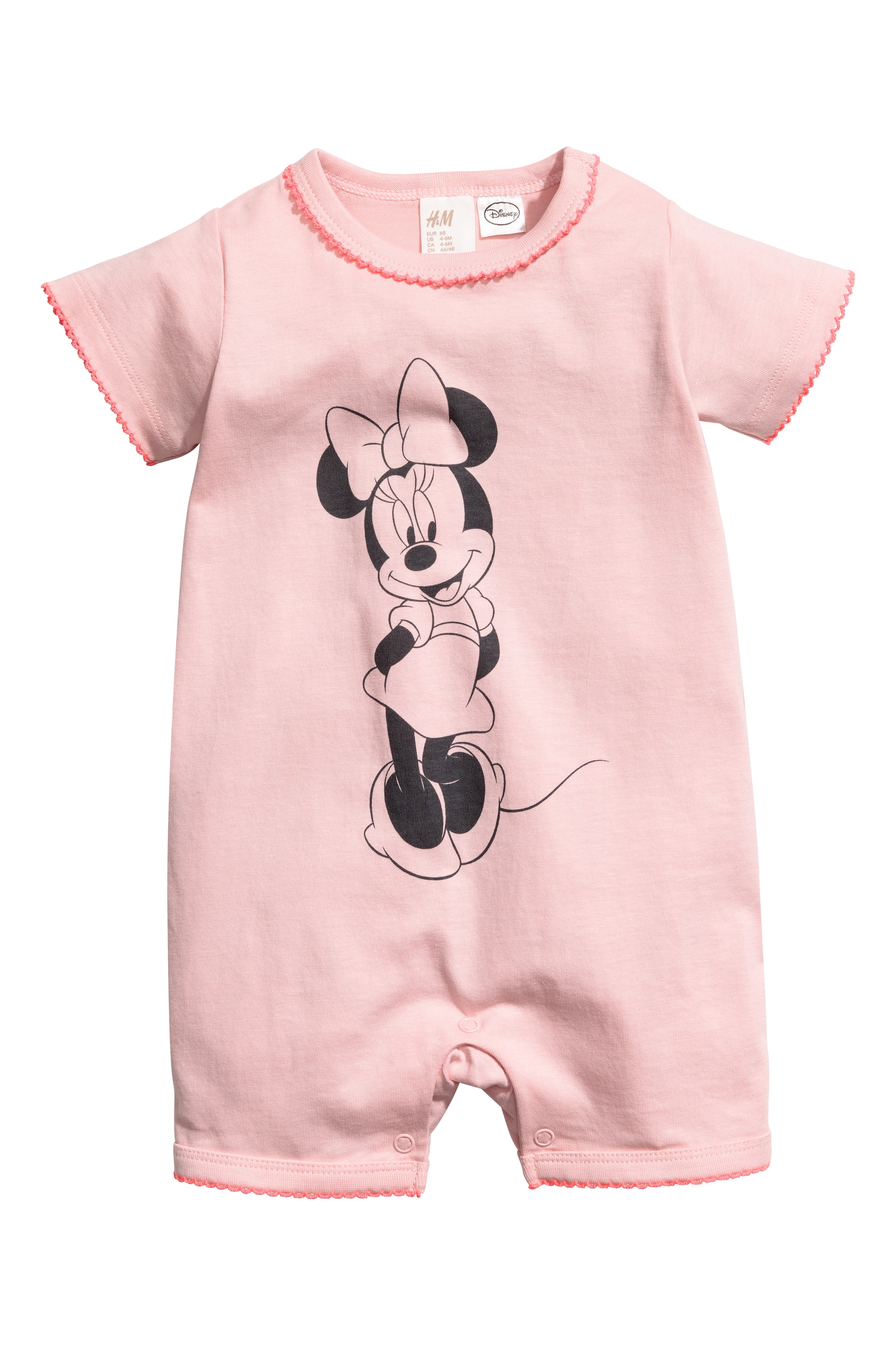View larger image: 2-pack all-in-one pyjamas - Powder pink/Minnie Mouse - Kids | H&M GB 1