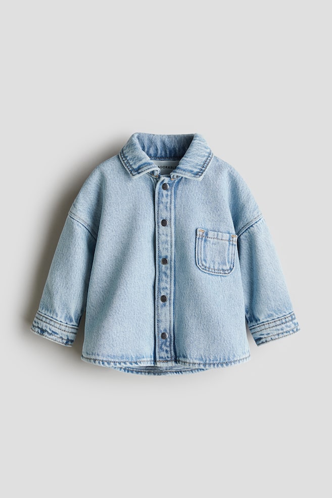 Jeansskjorta - Ljus denimblå - 1
