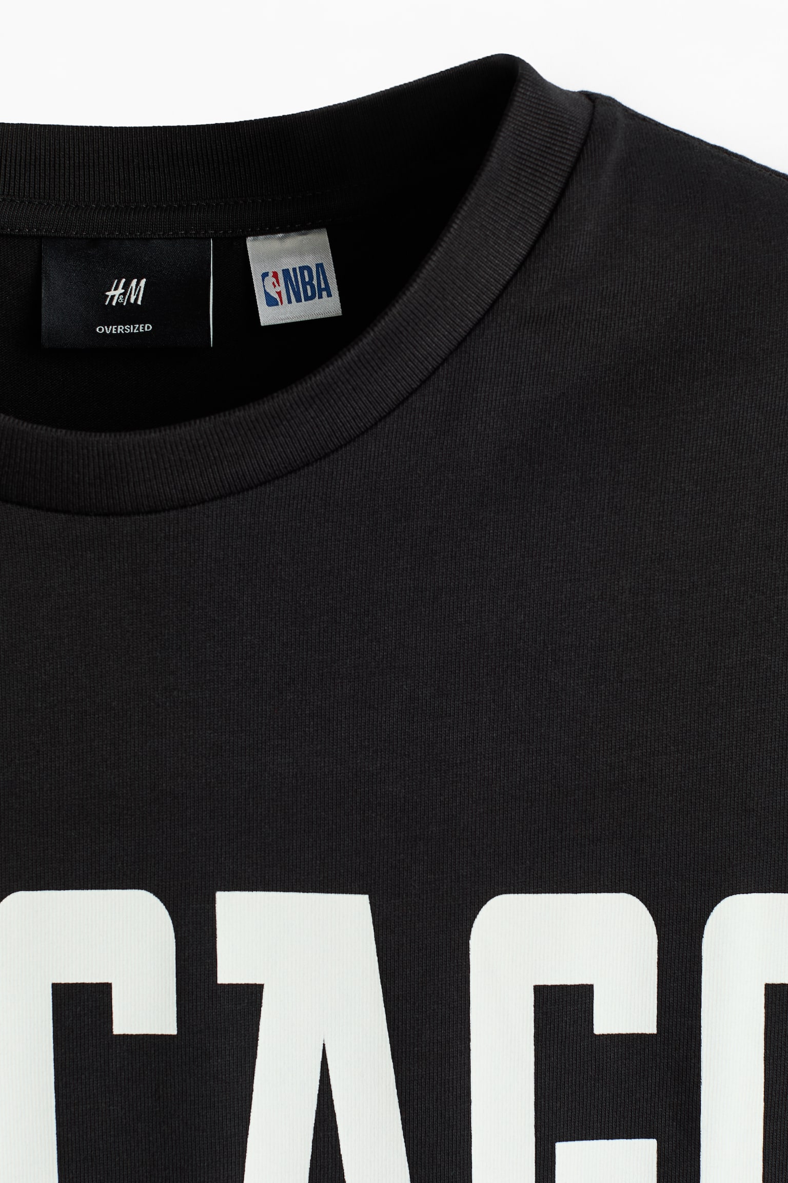 Футболка Oversized Fit із принтом - Чорний/NBA/Чорний/NBA/Білий/NBA - 2