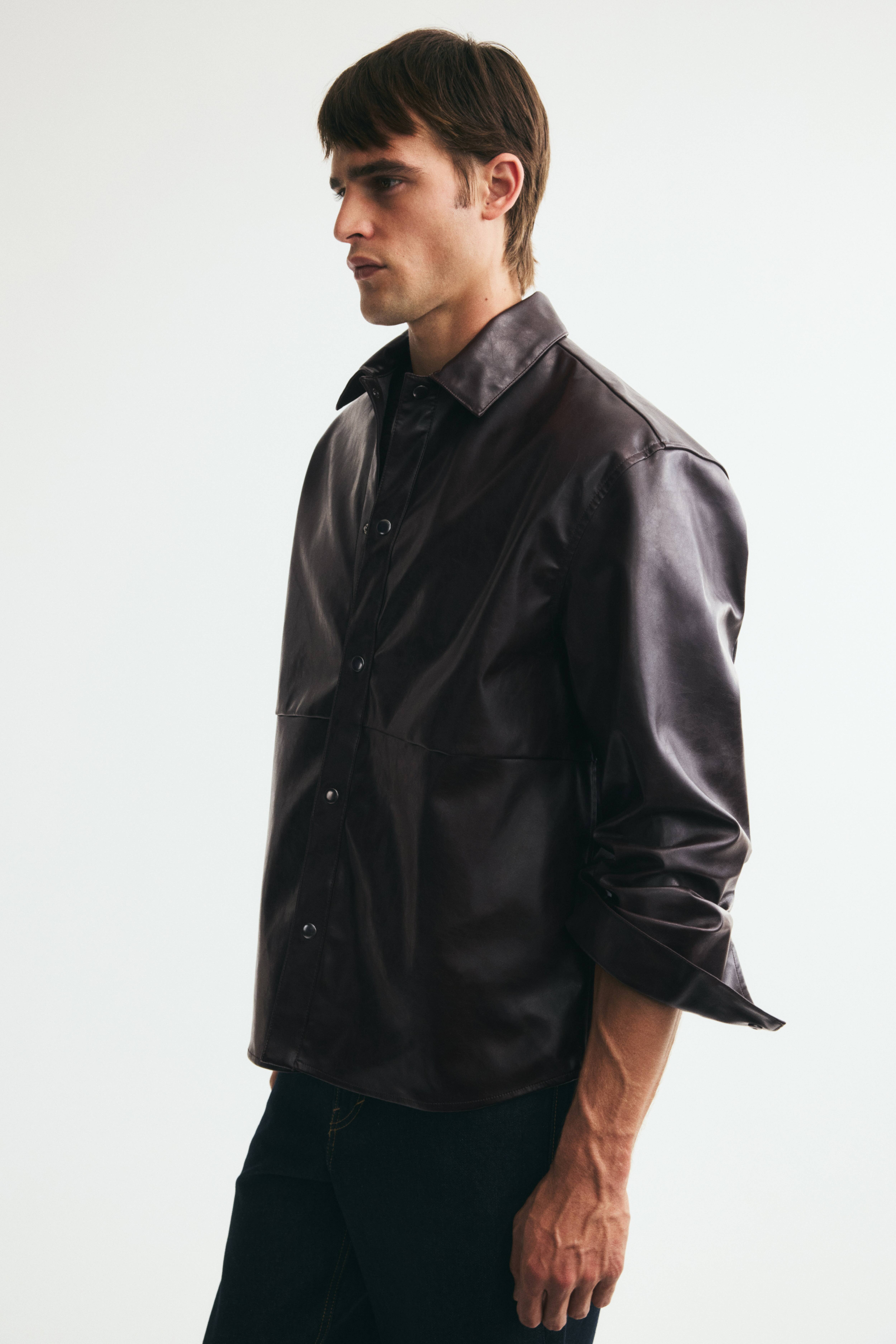 Coated Overshirt