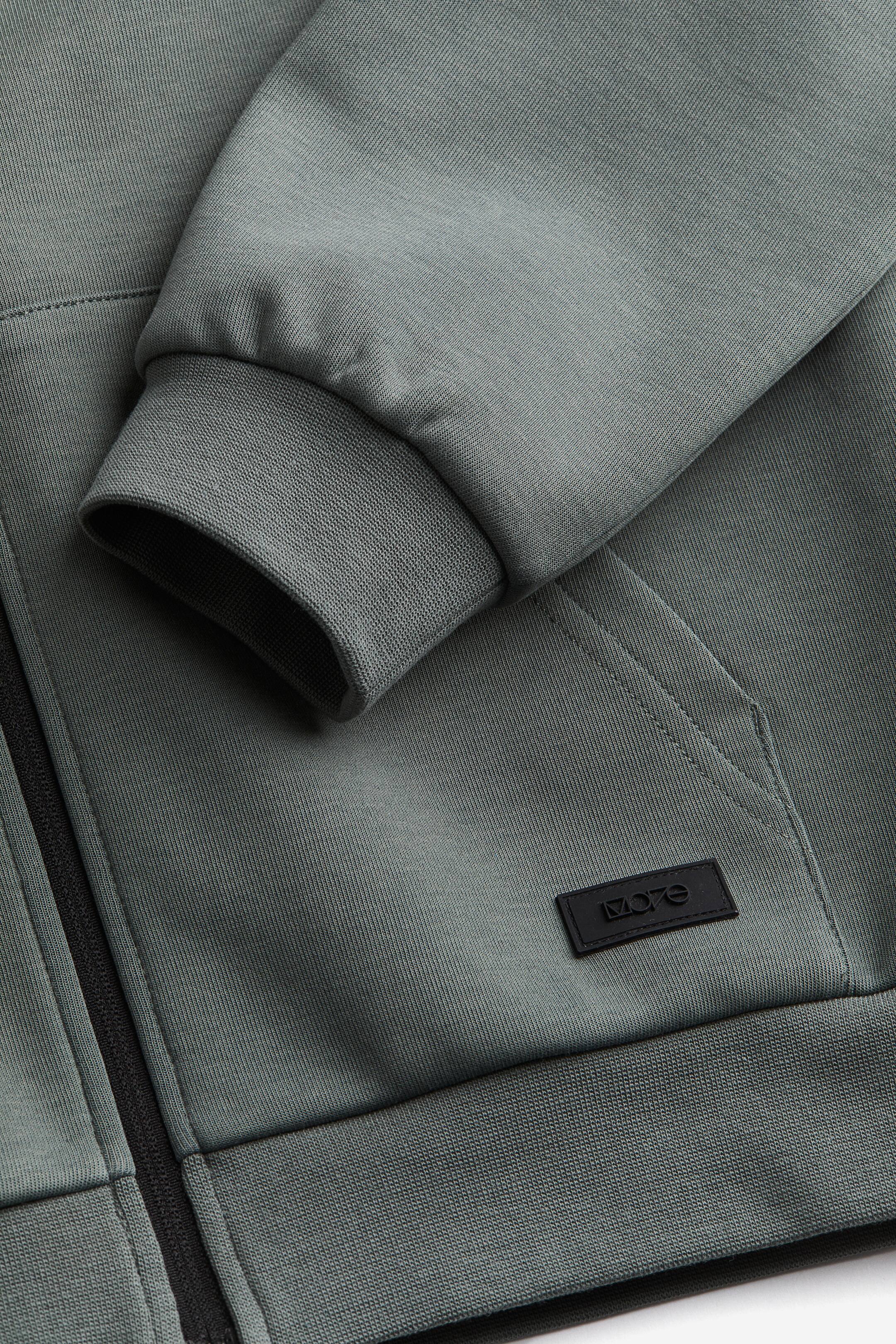 Grotere afbeelding bekijken: Sportvest met kap - Donker kakigroen/zwart - KINDEREN | H&M BE 2