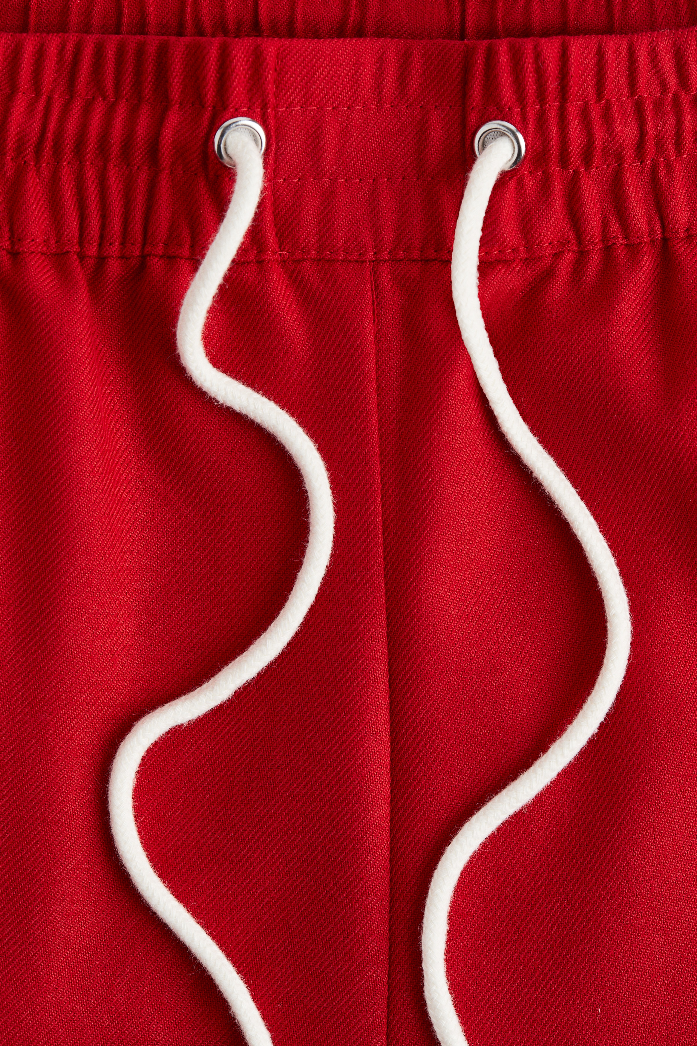 Wide drawstring trousers