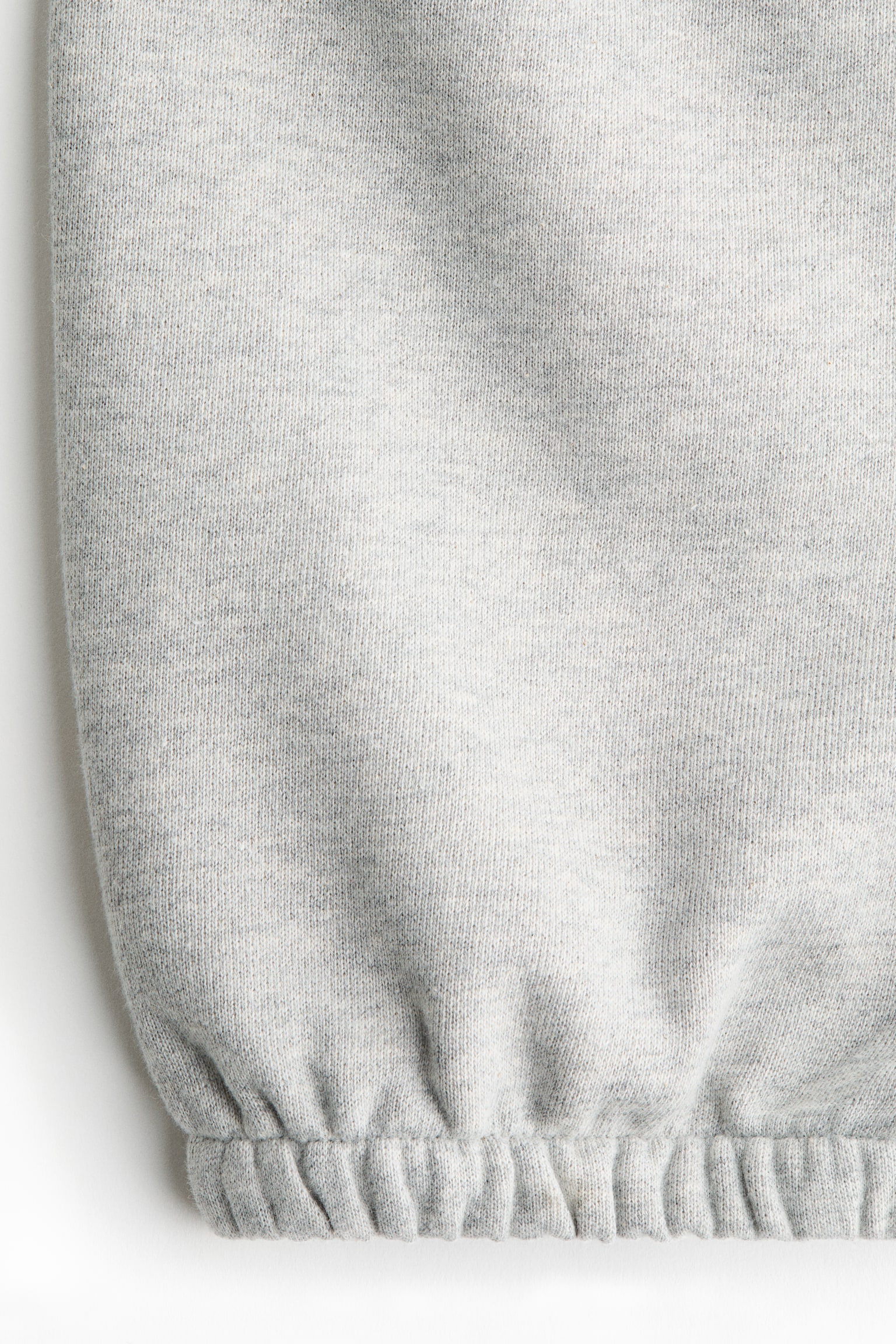 Cotton joggers - Light grey marl - 4