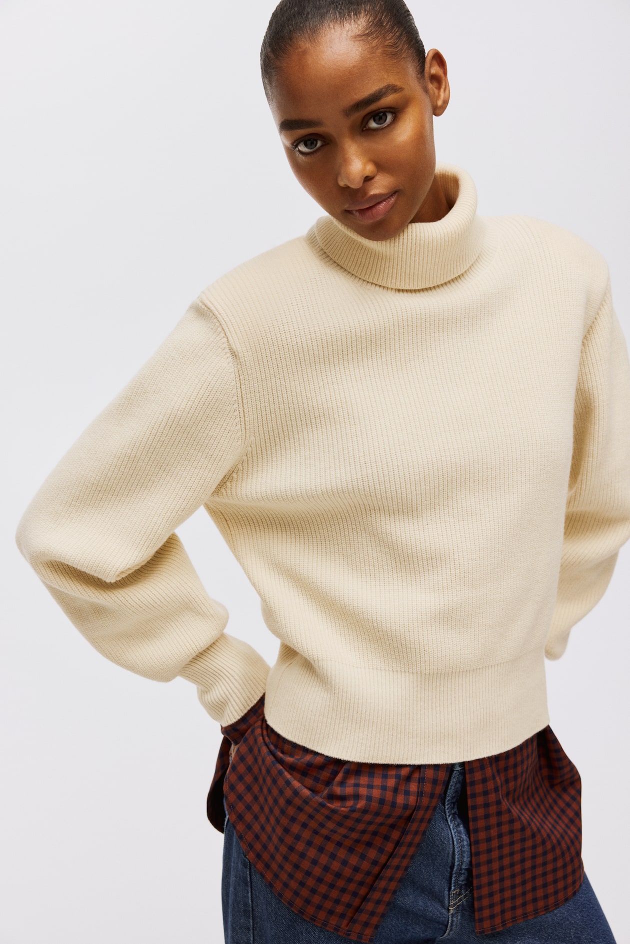 Shoulder-Pad Sweater - image 2
