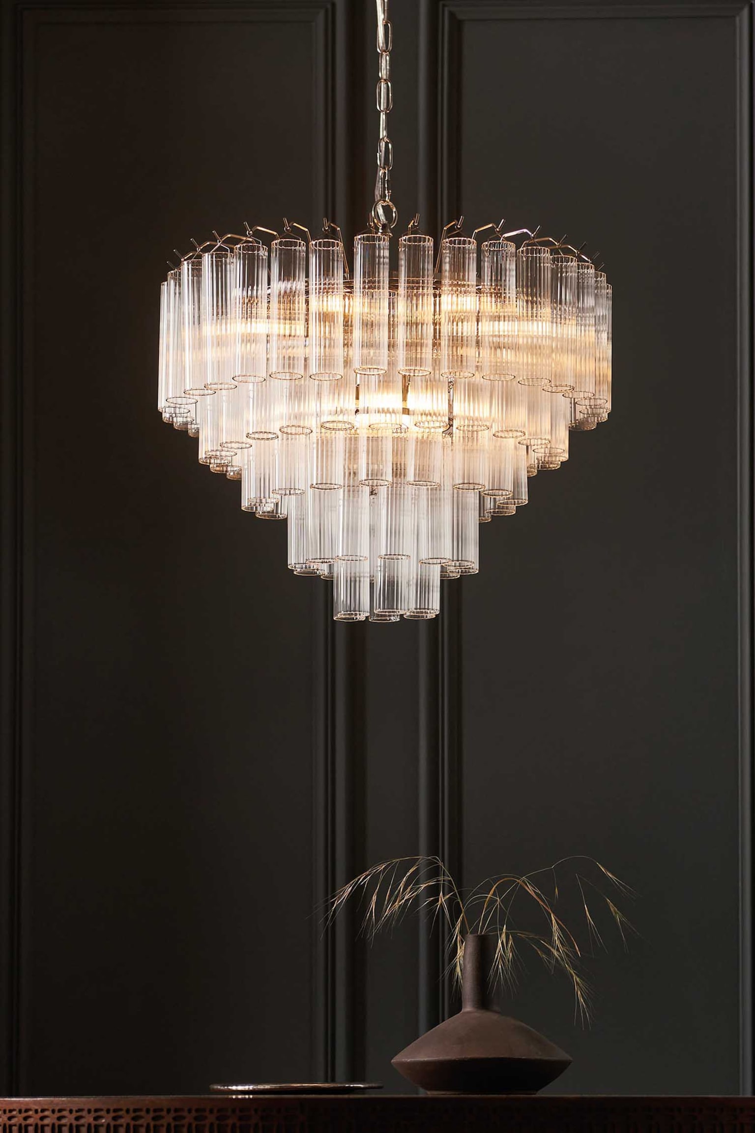 12 Pendant Light-Nickle - 1