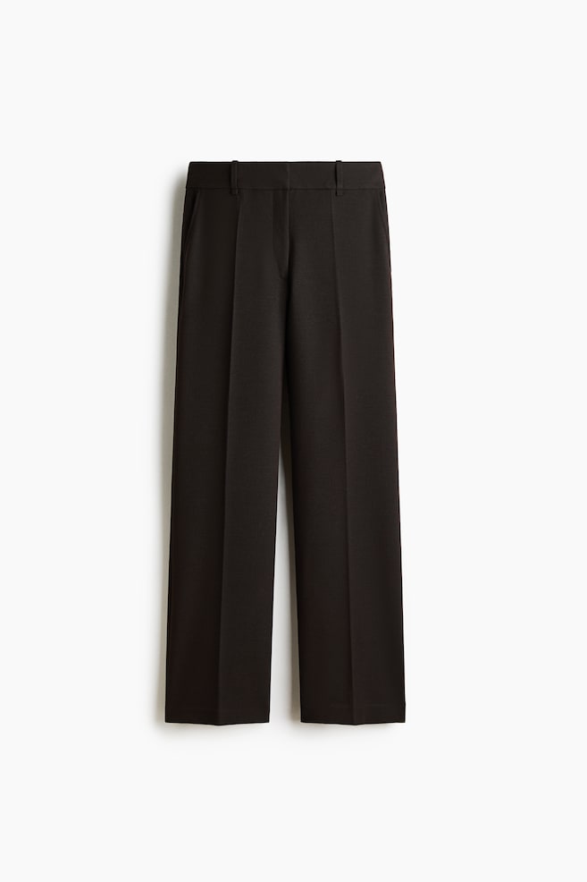 Pantalon chic en twill - Marron foncé/Gris foncé/Grège/Noir - 1