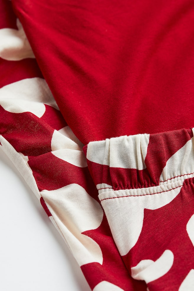 MAMA Pyjama à motif - Rouge/cœurs - 2
