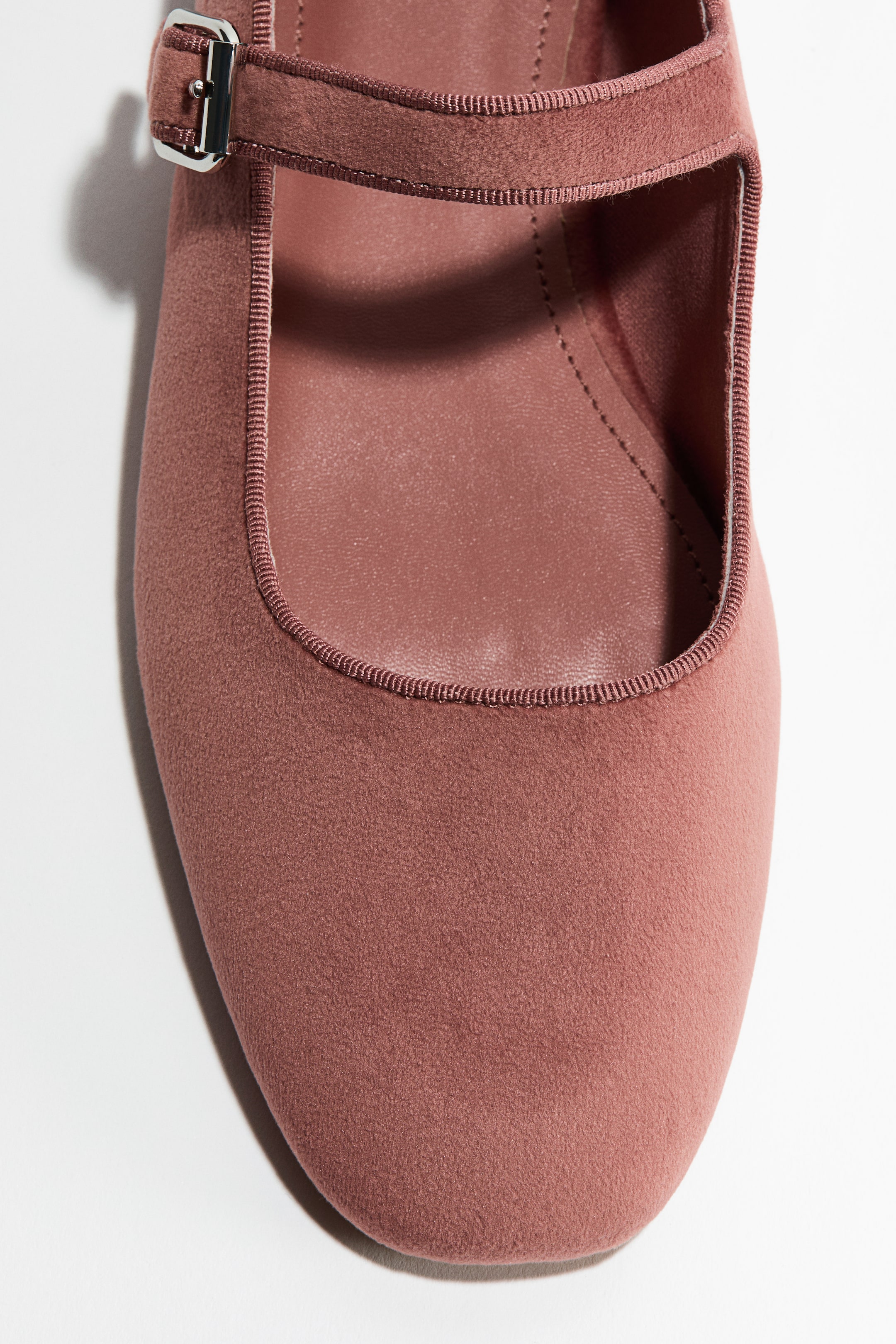 Ver imagen más grande: Mary Jane ballet flats - Rosa empolvado oscuro - MUJER | H&M ES 3