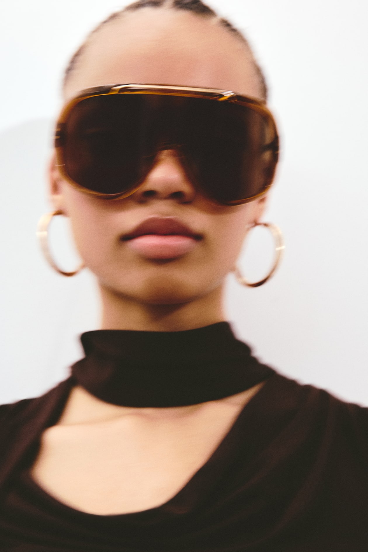 Top with Scarf Collar - image 3