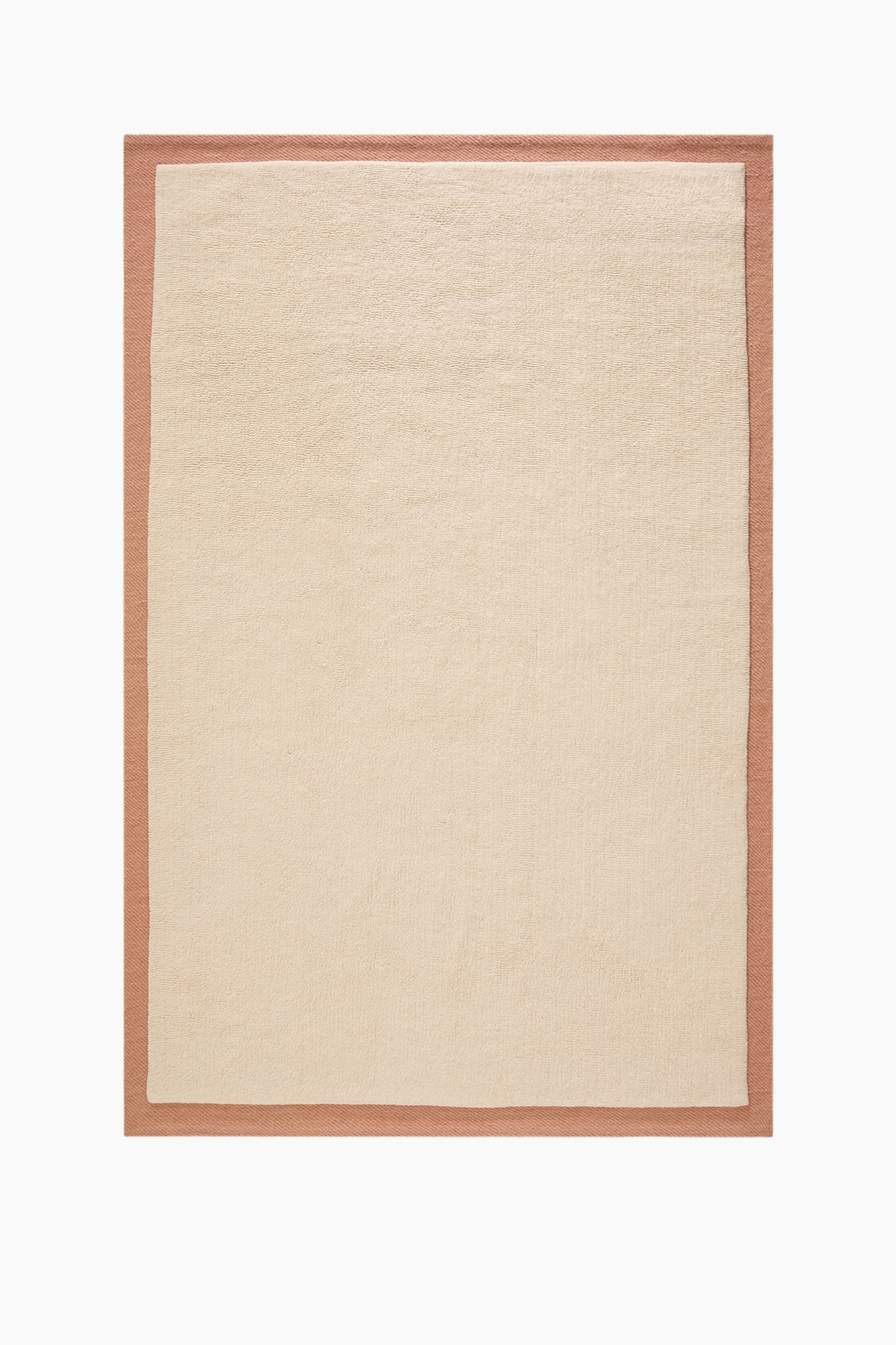 Wollteppich Franco - Cream/rosa/Cream/beige/Cream - 1