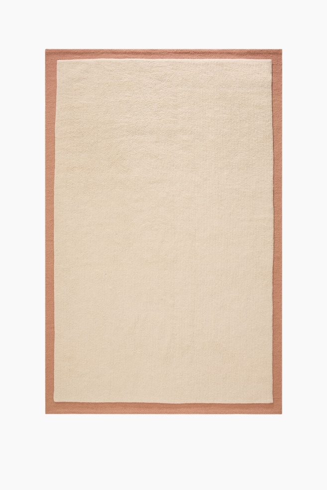 Tapis En Laine Franco - Crème/rose/Crème/Crème/beige - 1