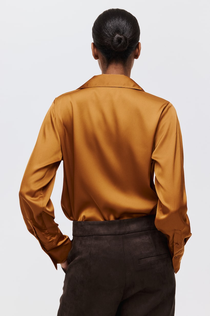 Blusas y Camisas Amarillas de Mujer Moda Mujer H&M ES