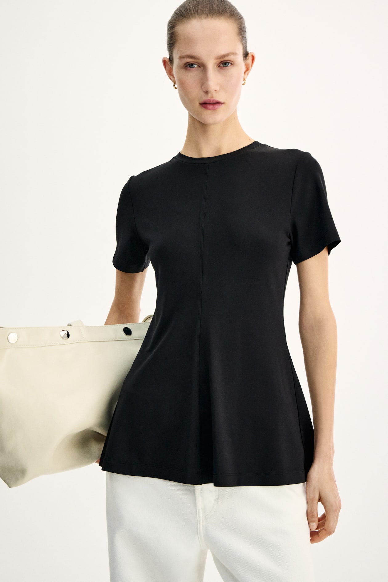 Interlock Peplum Top - image 4