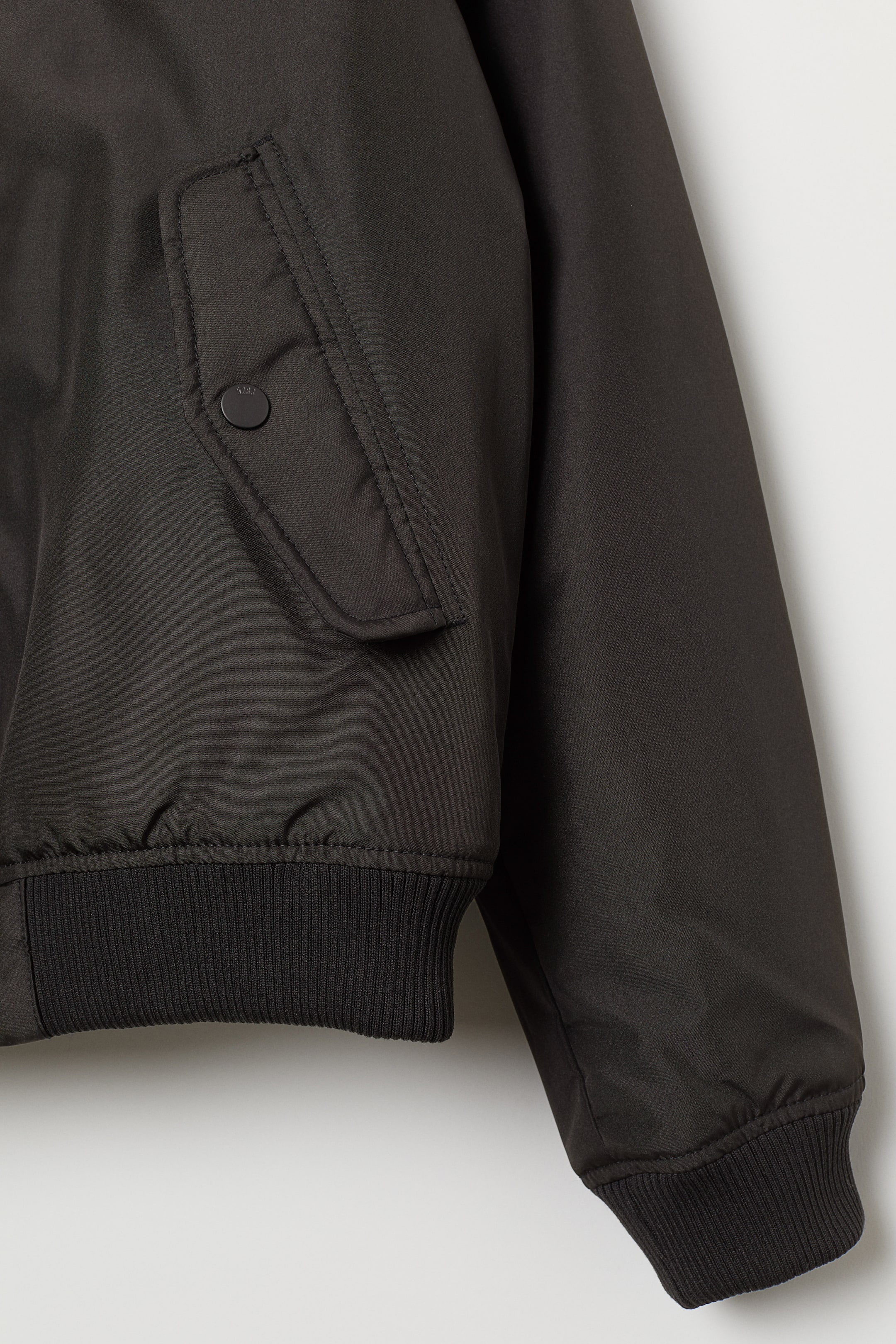 Padded jacket - Long sleeve - Black - Men | H&M GB