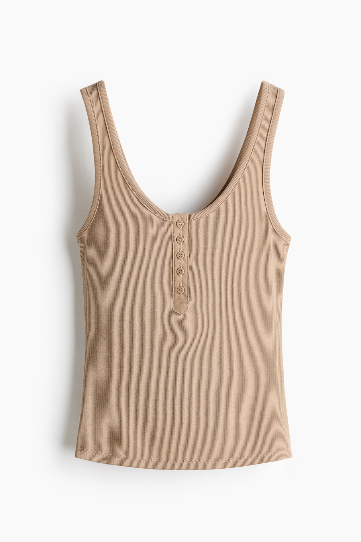 Ribbed vest top