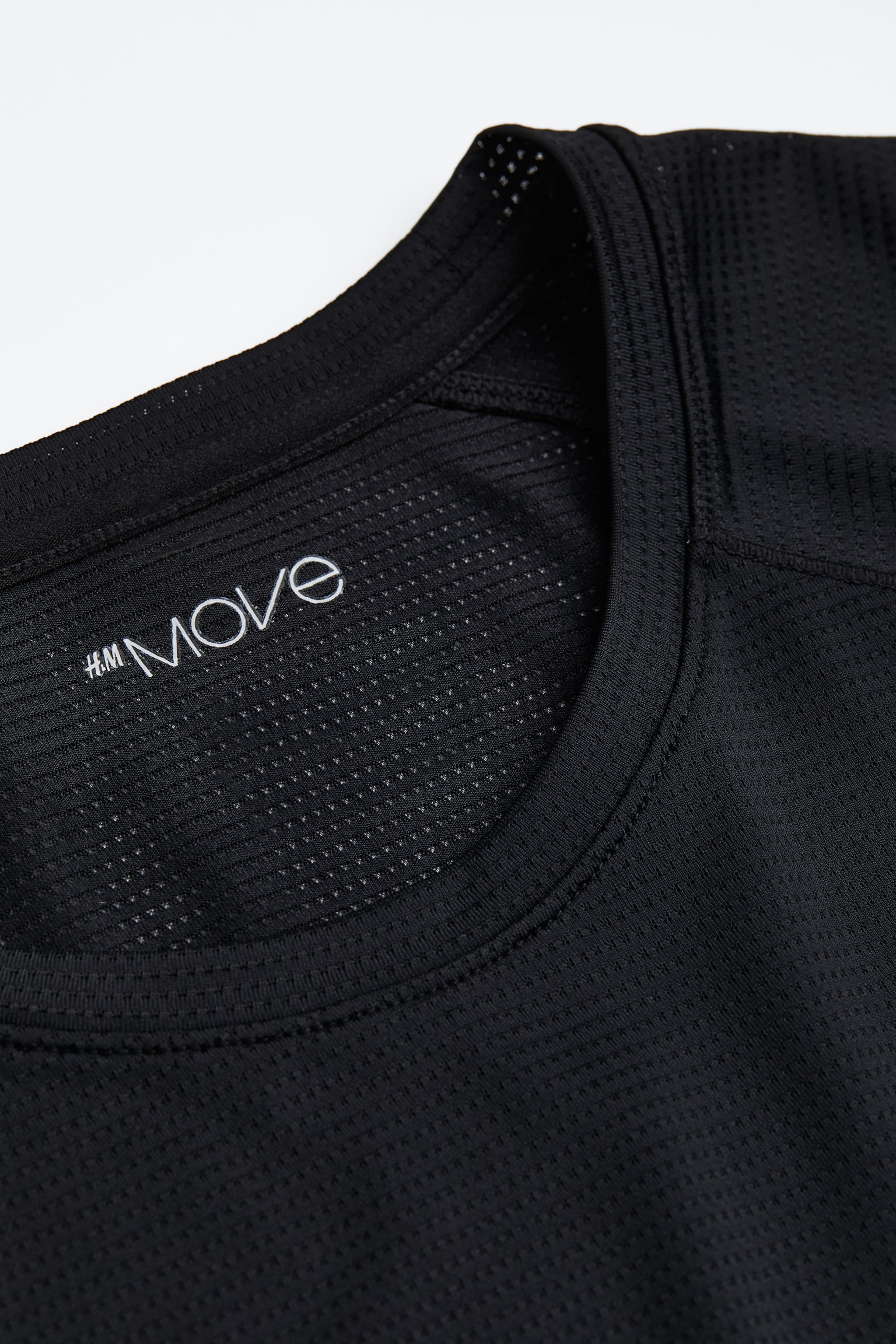 DryMove™ Running top - Black/White - 2