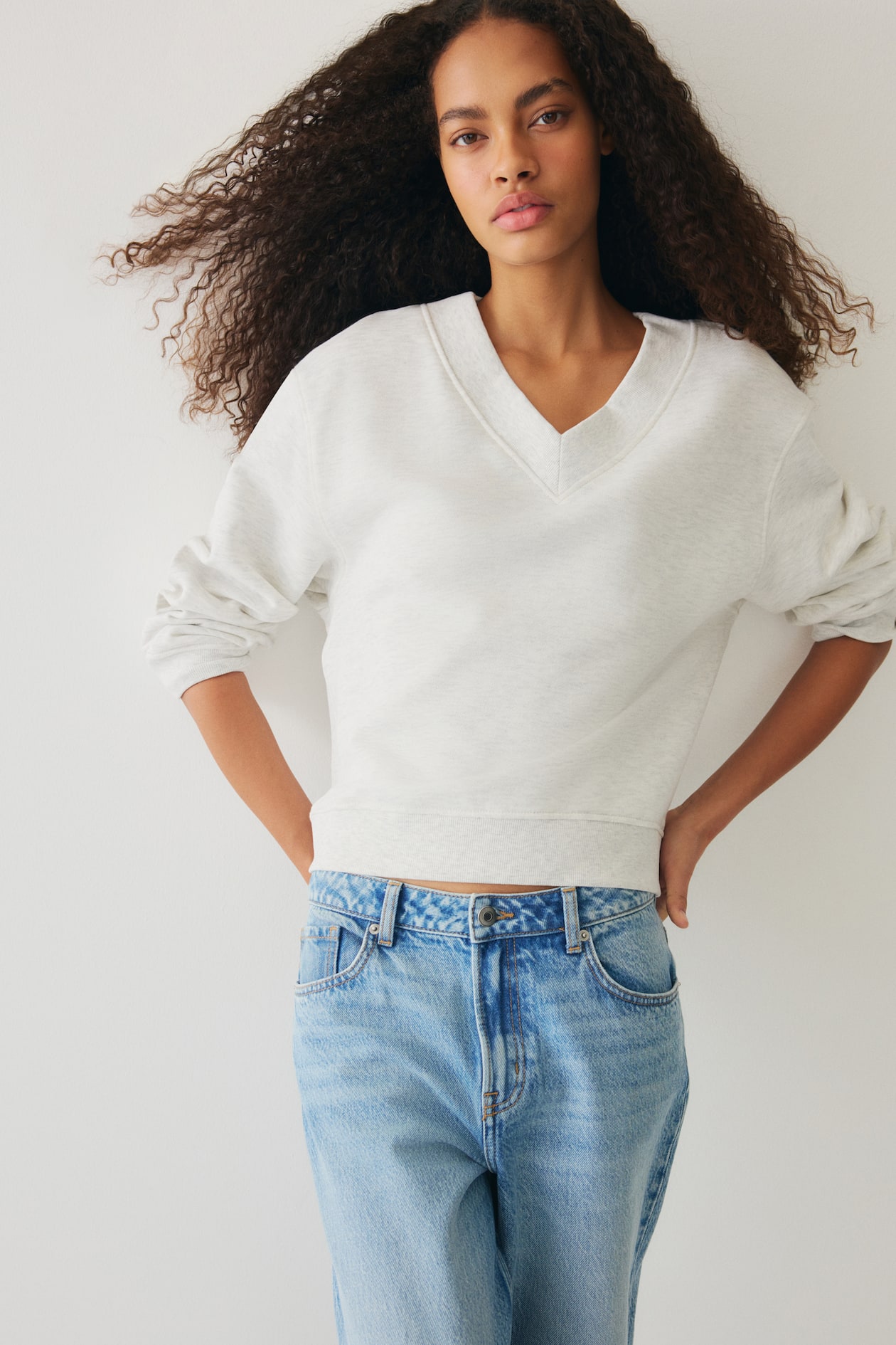 V-Neck Sweatshirt