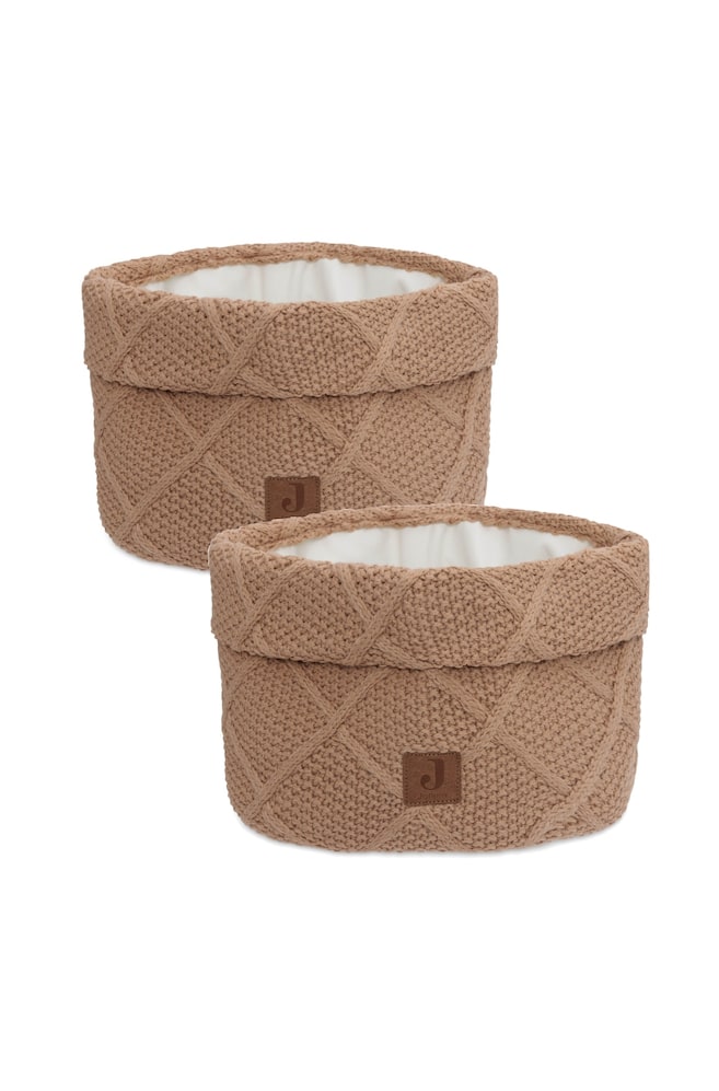 Panier De Rangement - Cosy Knit - 2-pack - Check Knit/biscuit/Check Knit/oatmeal/Teddy Miffy/oatmeal/Cosy Knit/sea Green - 1