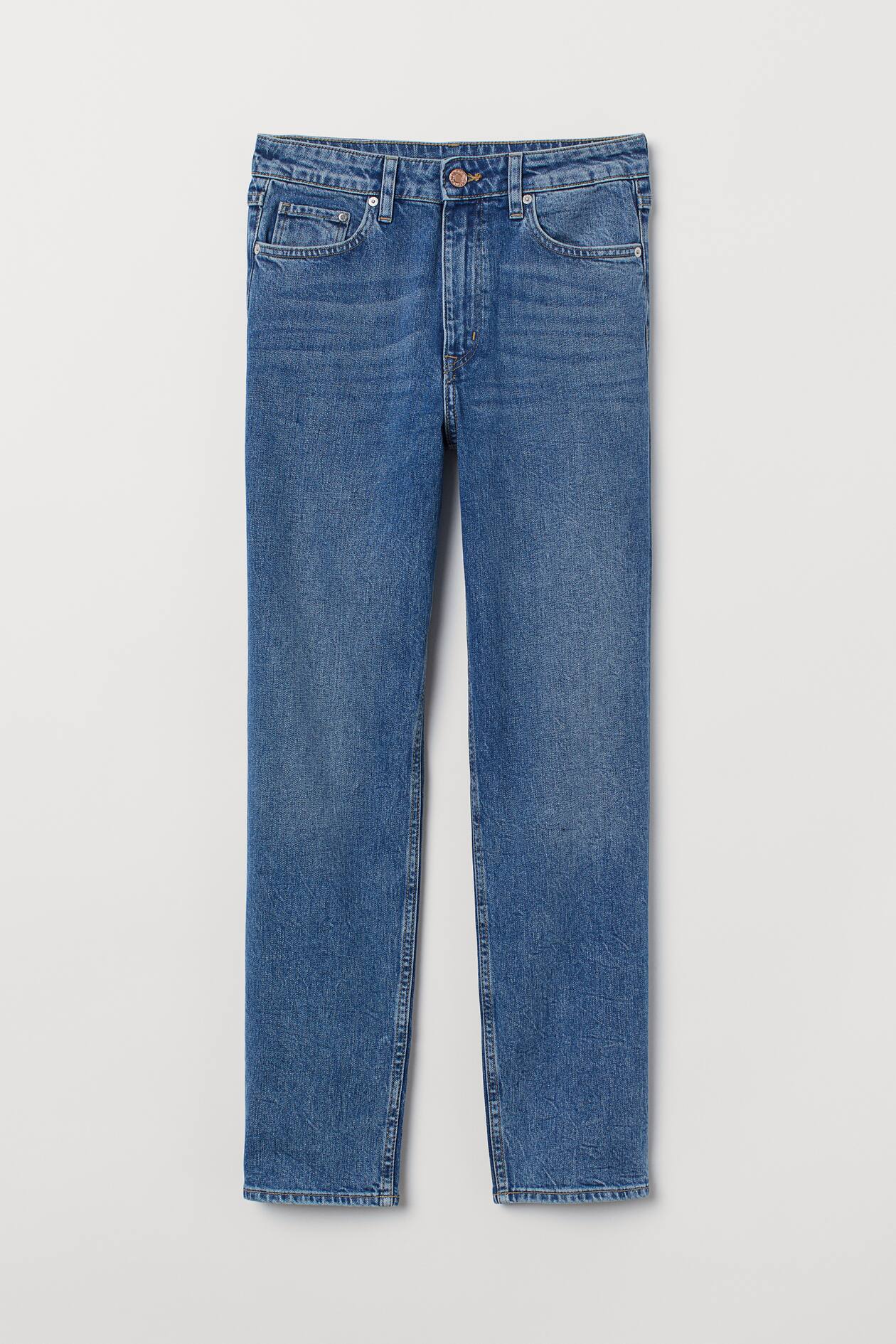 Vintage Slim High Ankle Jeans - Denim blue - Ladies | H&M US