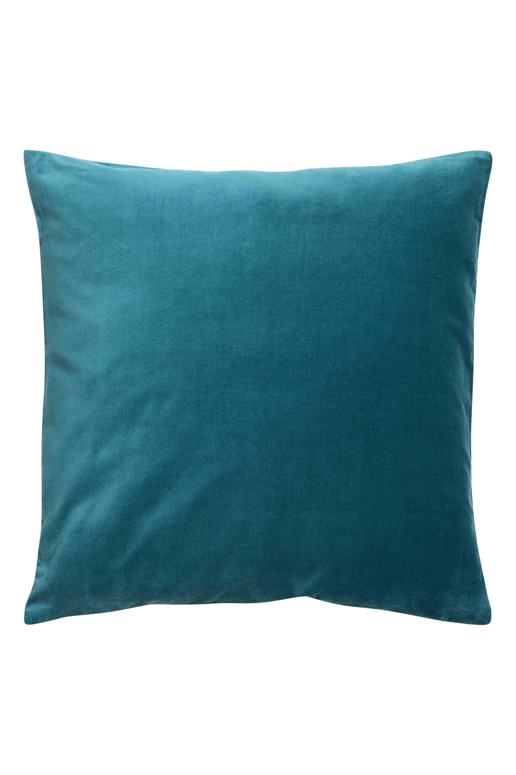 Agrandir l'image: Housse de coussin en velours - Pétrole - Home All | H&M FR 1