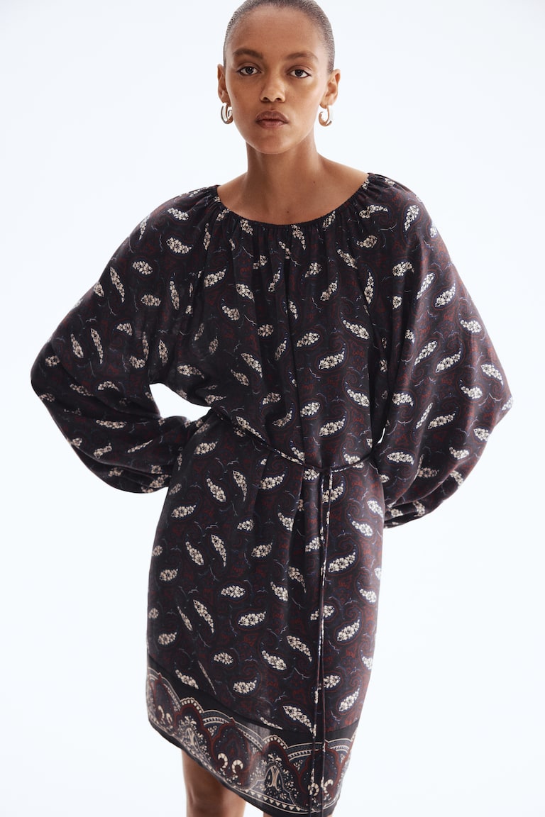 Tie Belt Ladies Dresses At H&m Buy H&M Tie-Belt Shirt Dress