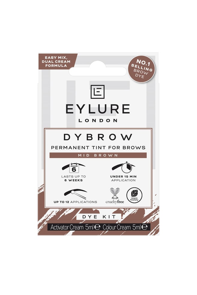 Dybrow Mid-brown - Brow Dye - 1