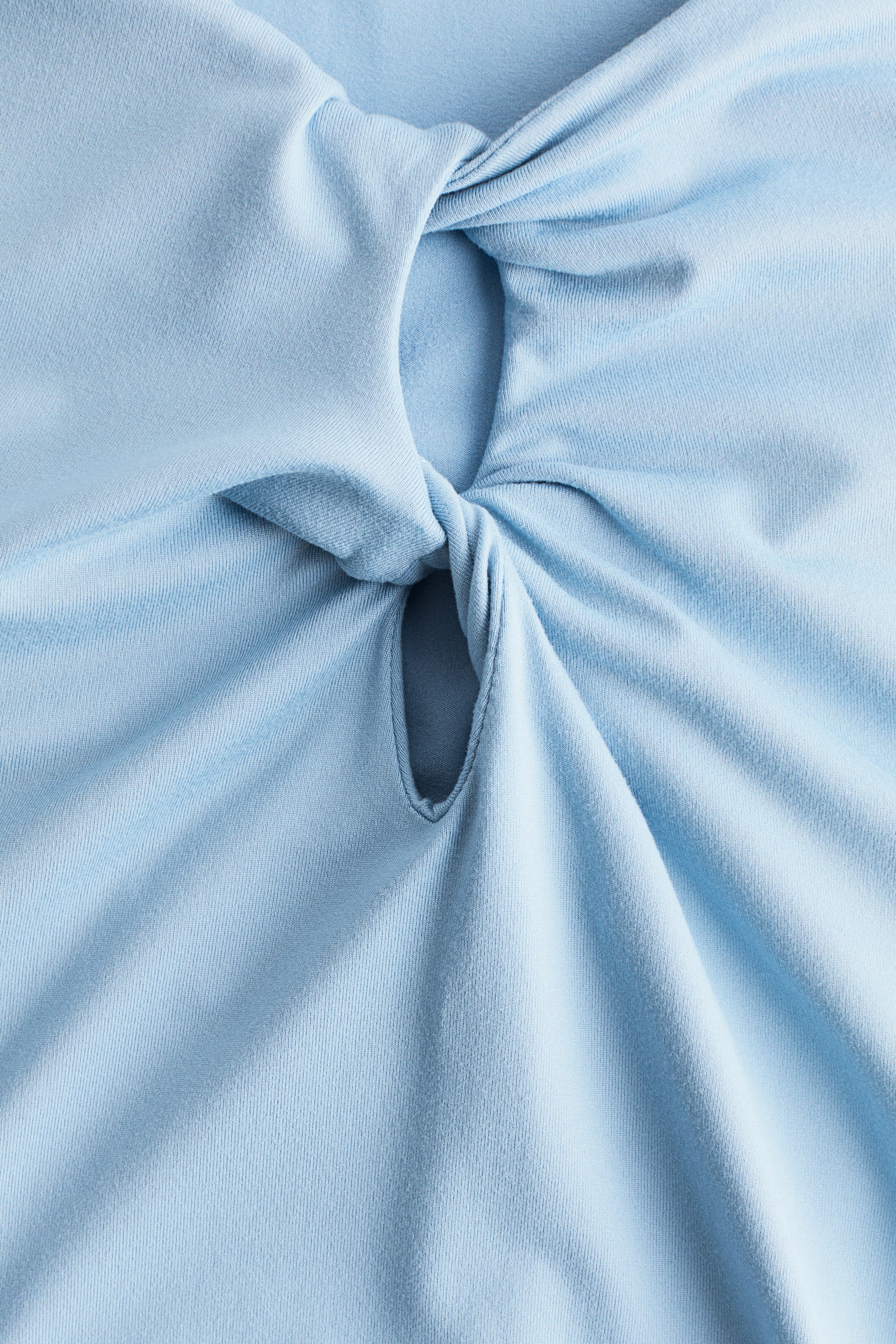 Twist-detail dress - Azul claro/Rojo/Gris oscuro - 2