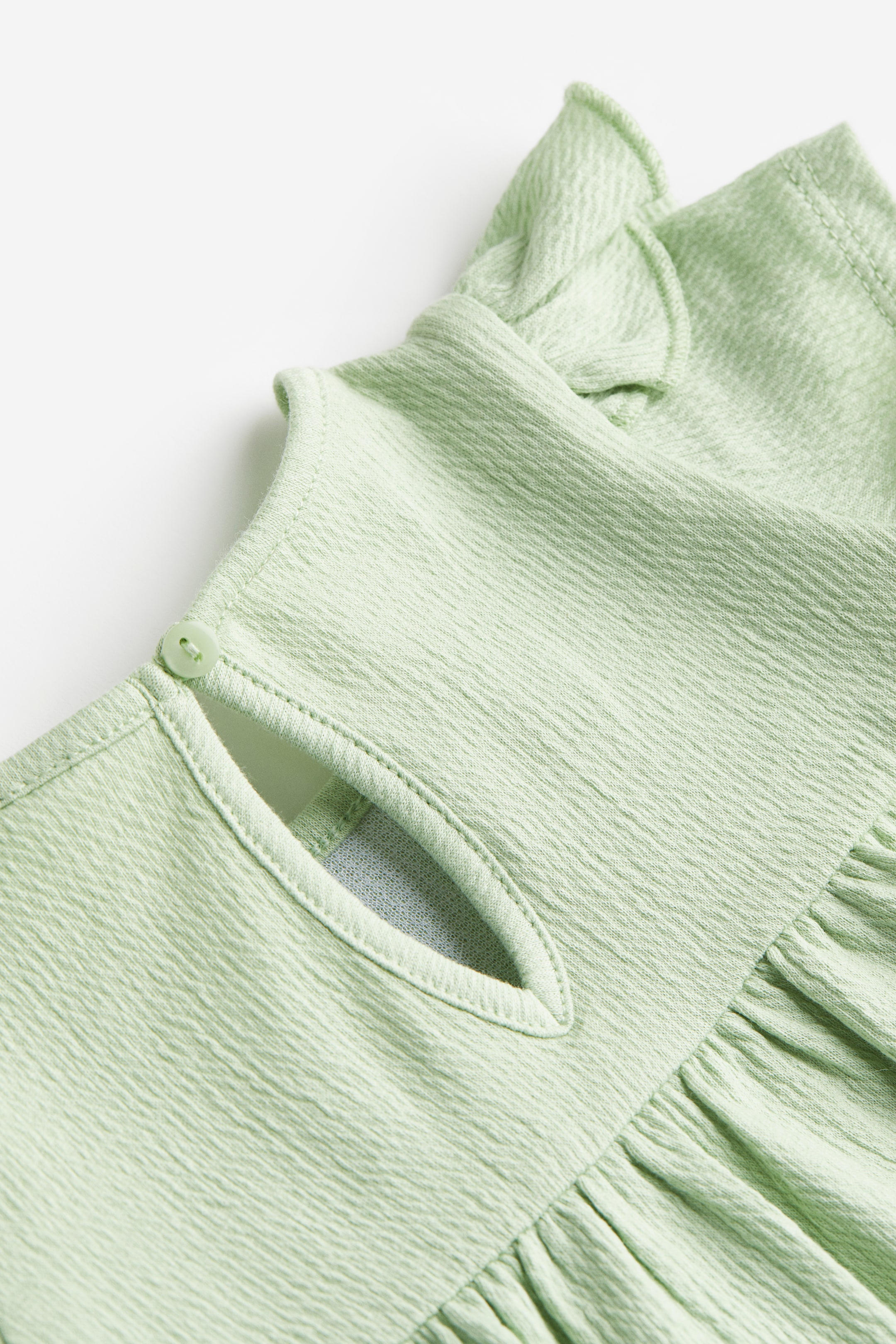 View larger image: 3-piece Cotton Set - Light green/flowers - Kids | H&M US 2