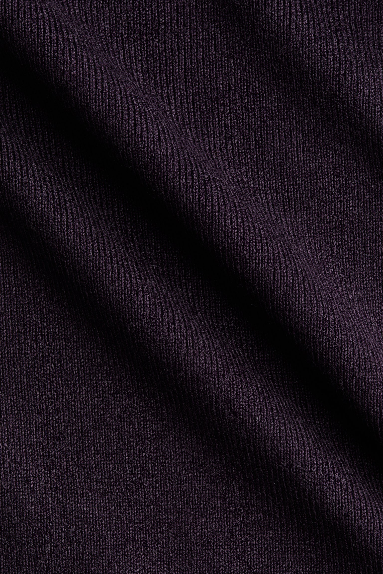 Женское платье H&M Tiered Rib-Knit, цвет: Тёмный фиолетовый — фото 6