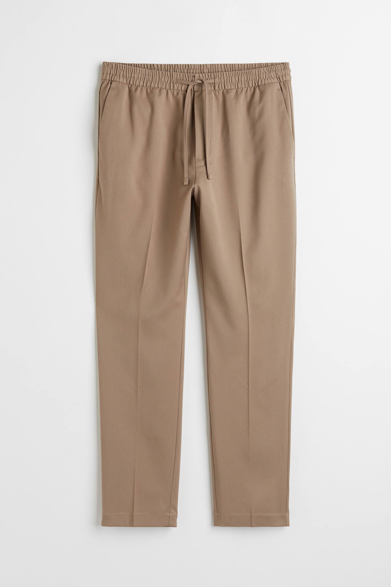 מכנסי טרנינג Slim Fit - Beige - 1