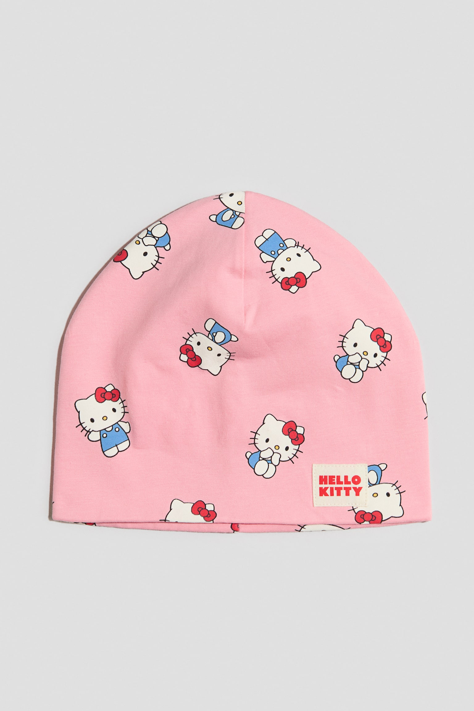 Čepice s potiskem a flísovou podšívkou - Růžová/Hello Kitty