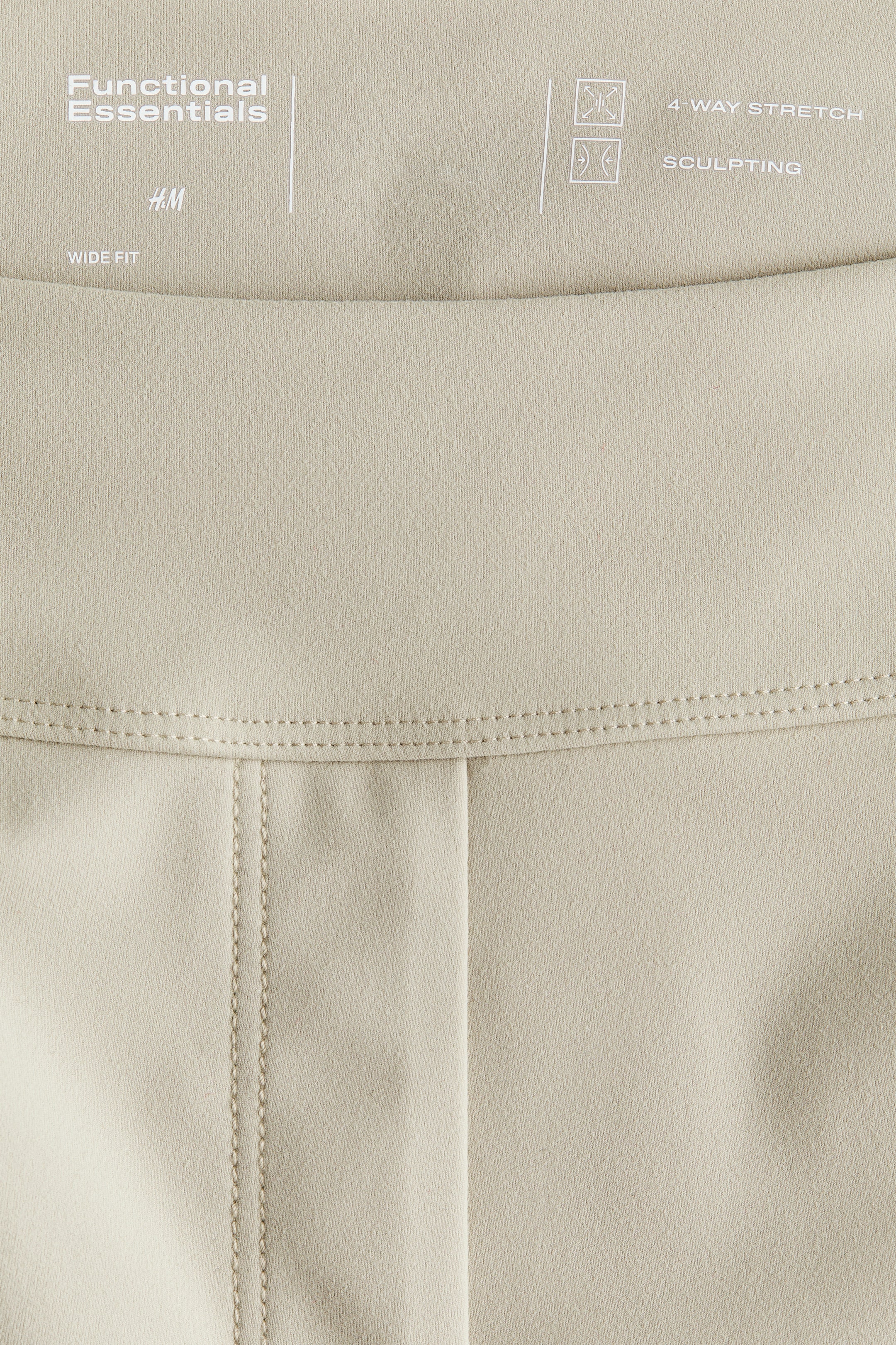 Four-Way Stretch Wide-Cut Pants