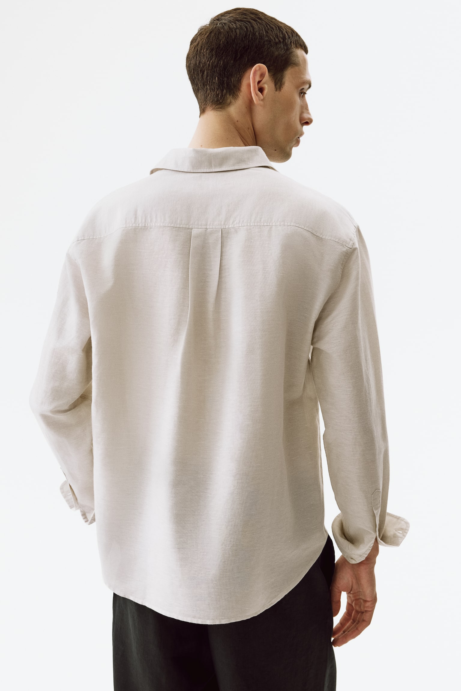 Chemise Relaxed Fit en lin mélangé - 3