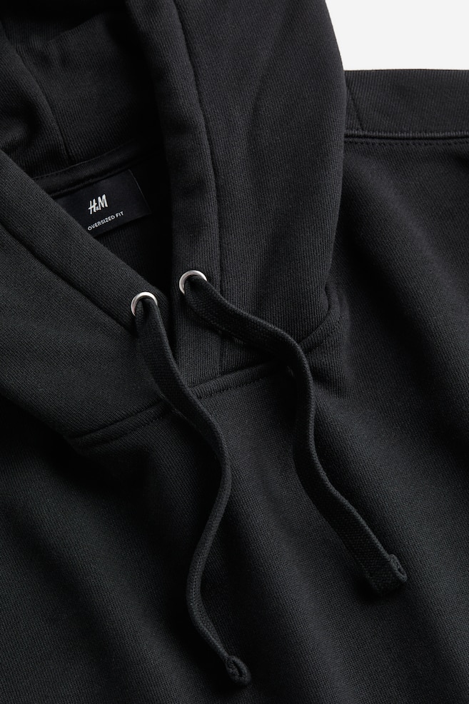 Oversized Fit Cotton hoodie - Black/Light grey marl/Grey/Beige/dc/dc/dc/dc/dc/dc/dc/dc/dc - 7